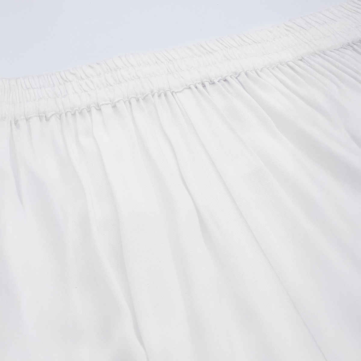 Libas Women White Soild Palazzos - Pl1452XL