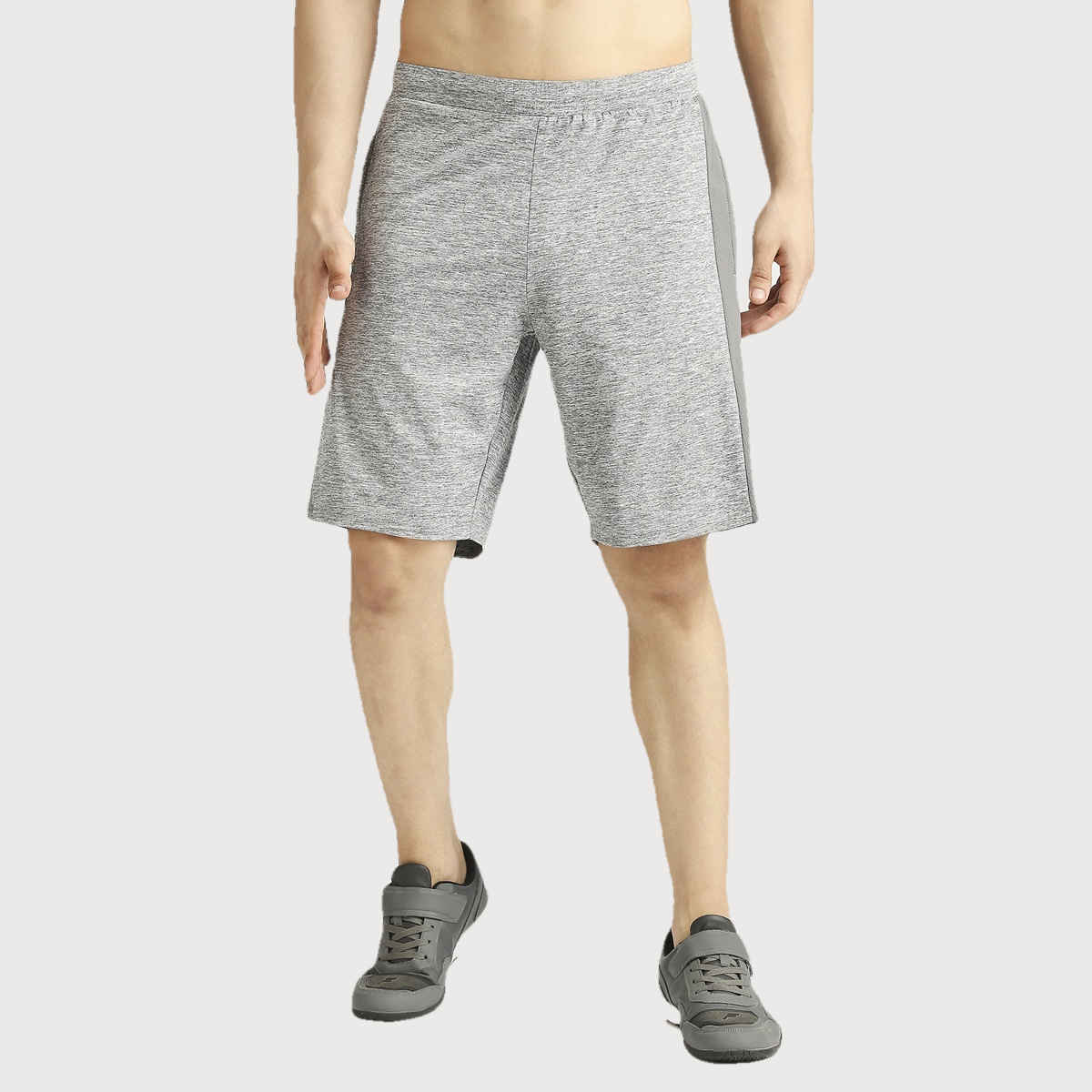 PlayR Men's Running Essential Shorts Polyester Spandex | Light Grey - M