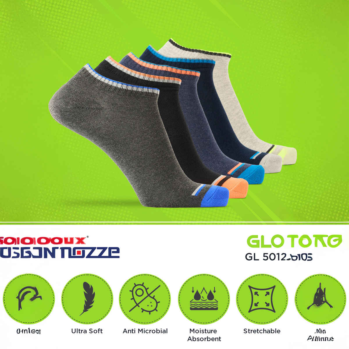 Lux Mozze Men's Solid Cotton Socks | Assorted - Free Size