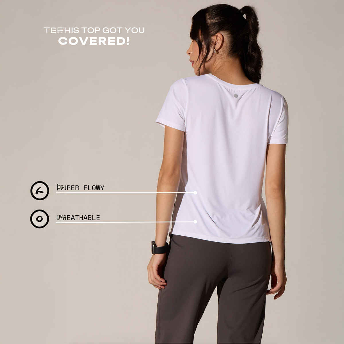 Cava Women's Top Lay-Low | White - XS/S