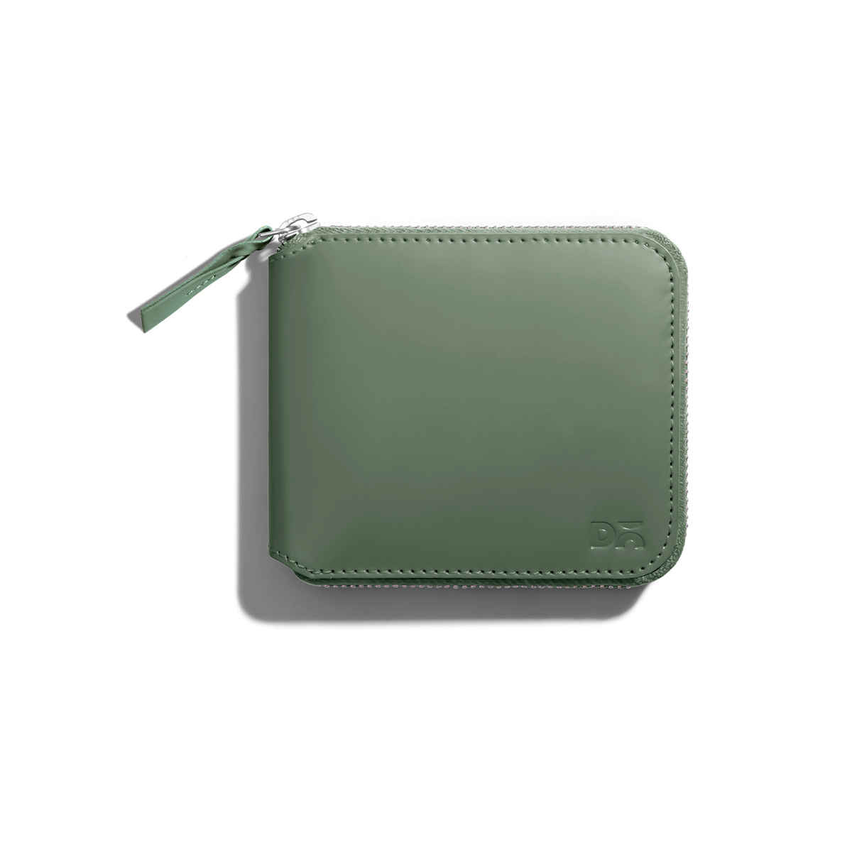 Daily Objects Sap Women's Zip Wallet | Made with Vegan Leather Material | Green