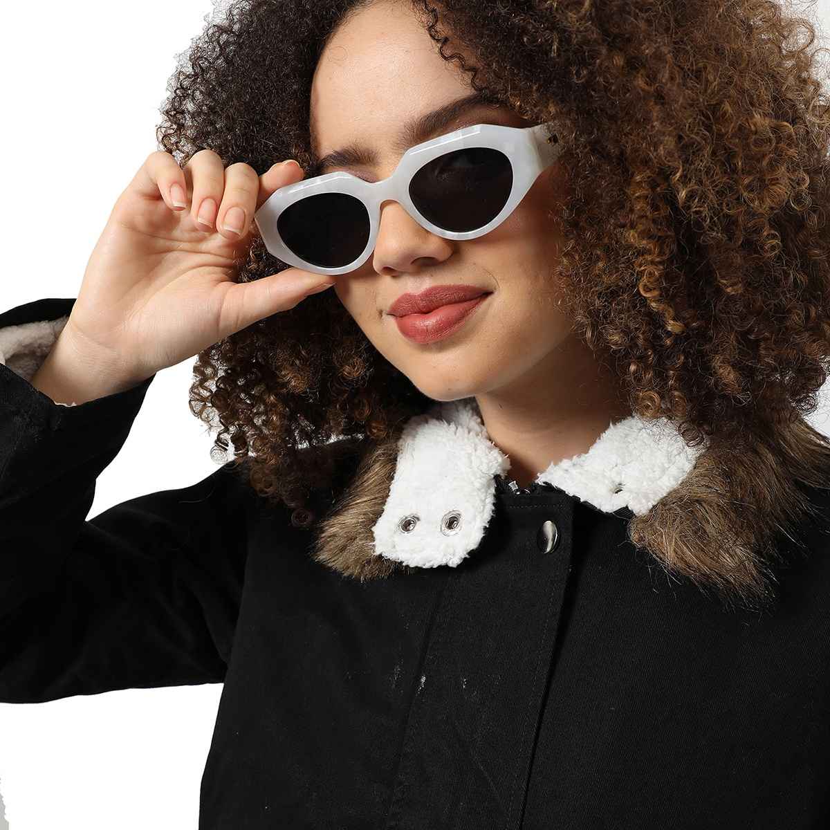 Campus Sutra Women's Jacket | Black - XL