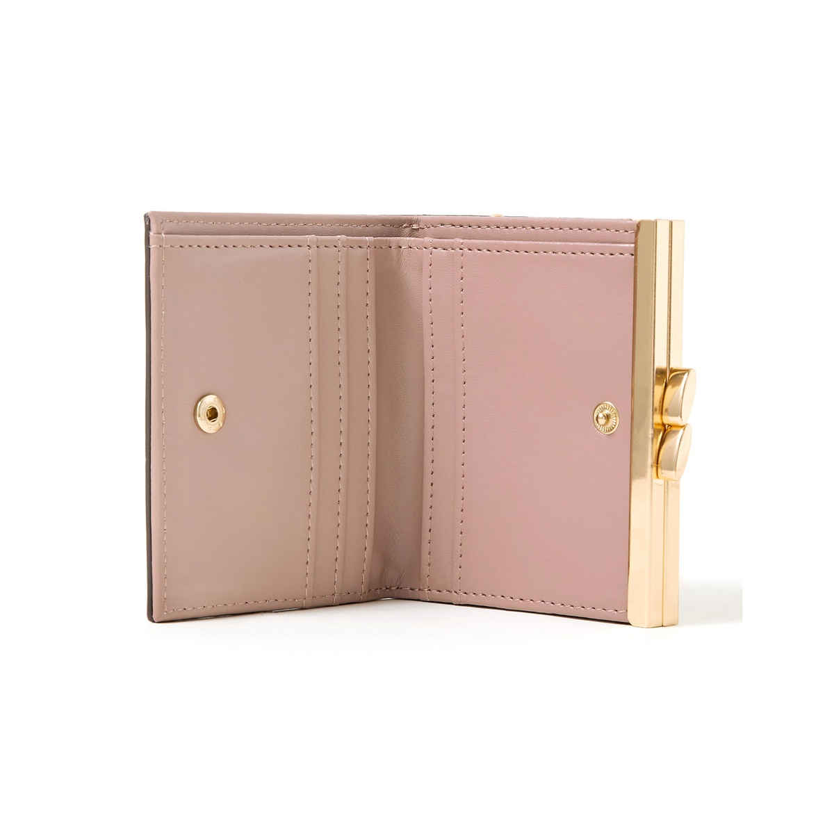 Accessorize London Women'S Faux Leather Clip Frame Bella Wallet