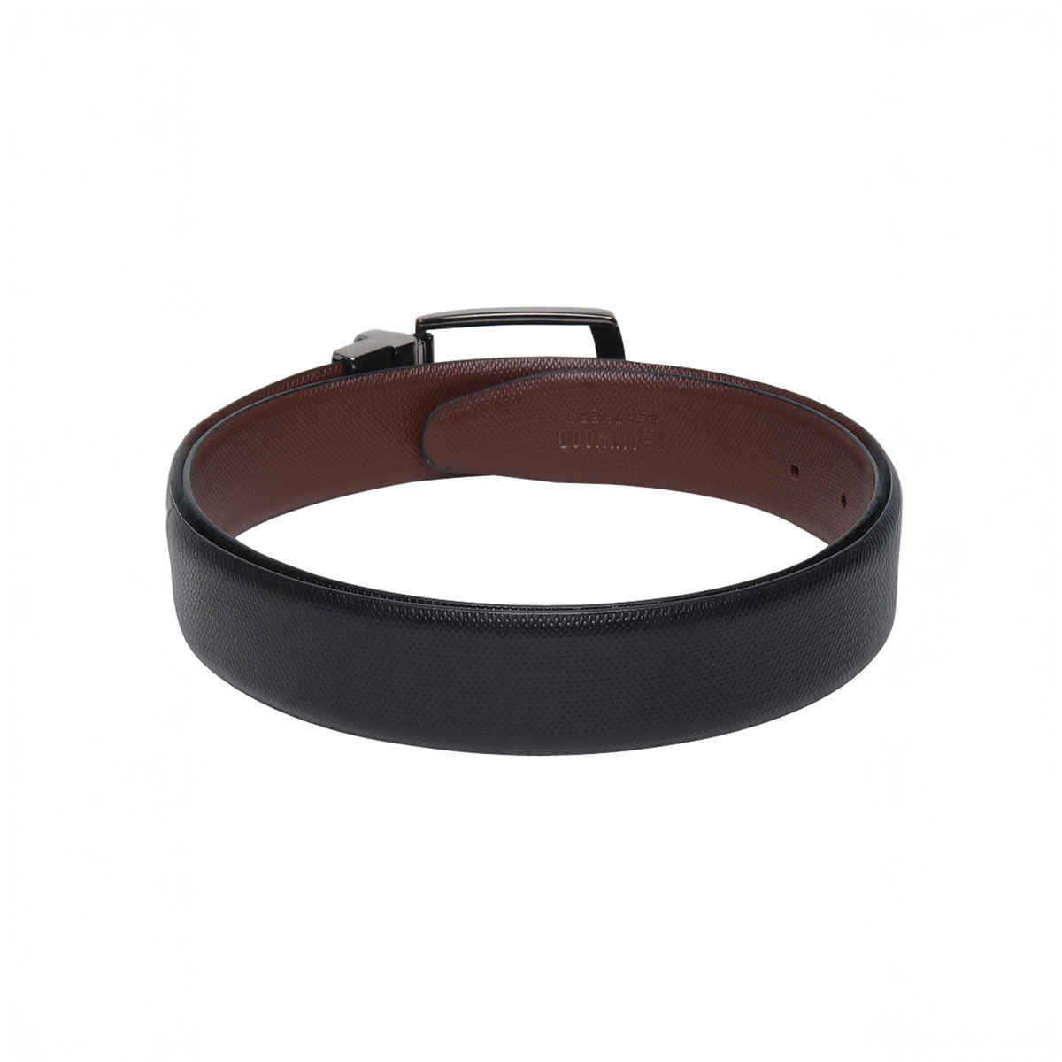 Teakwood Men's Leathers Belt | Black and Brown - 38 in