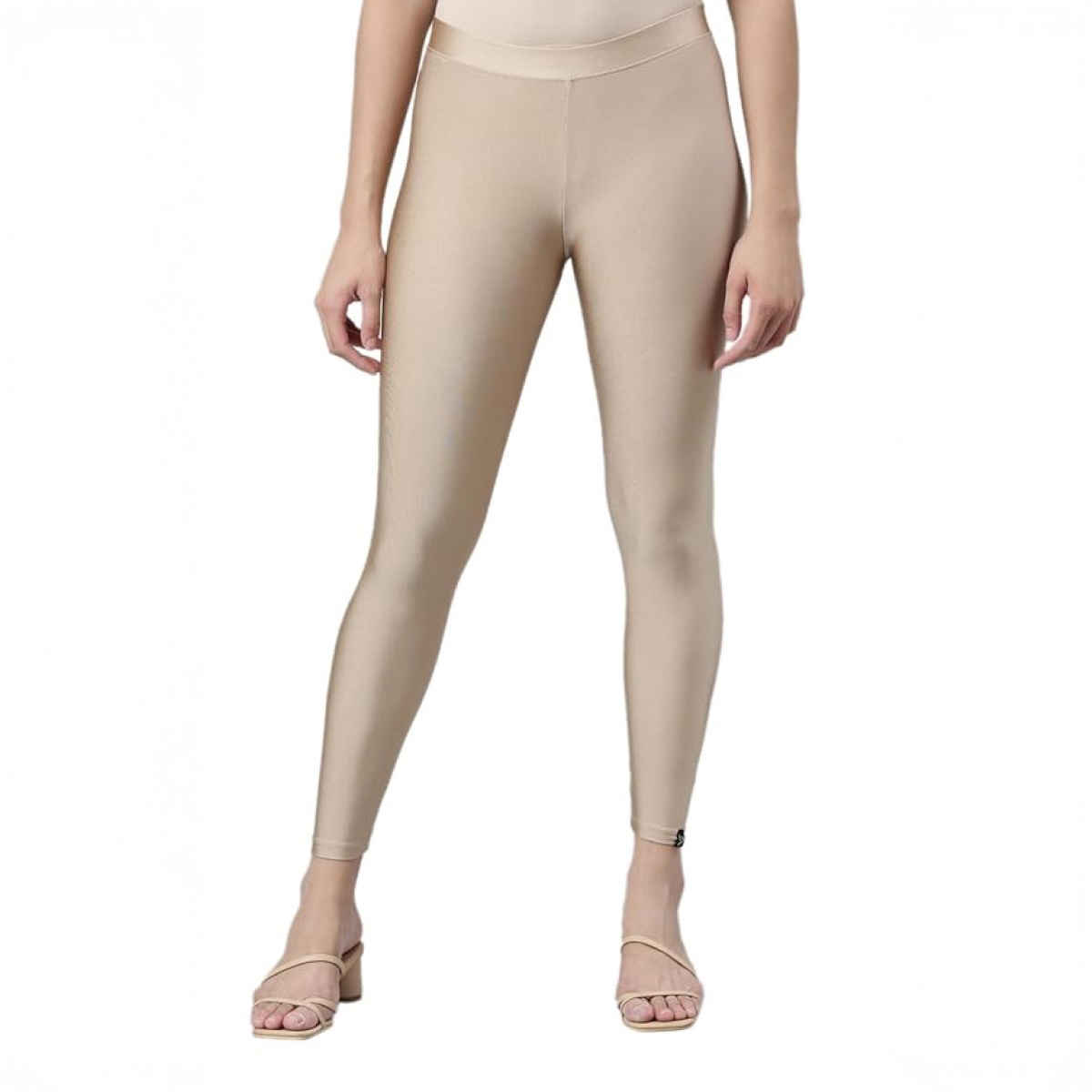 Twin Birds Women's Shimmer Legging | Pearly Vanilla - L