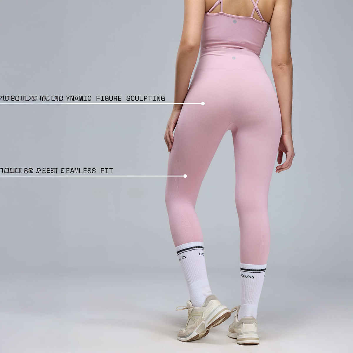 Cava Women's Leggings Sky-Rise | Pink - S