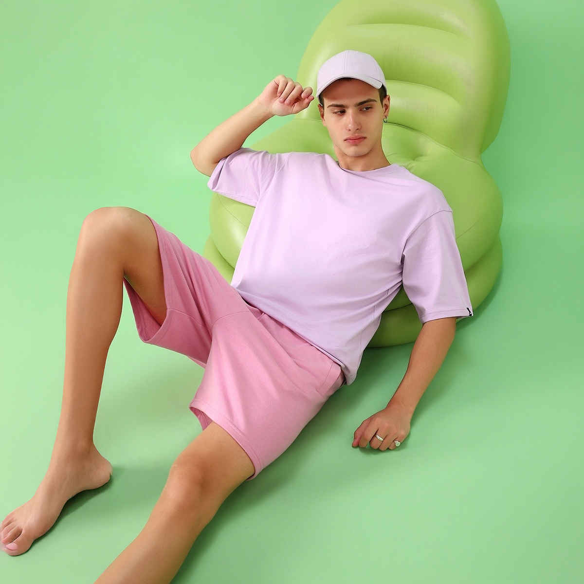 Bewakoof Round Neck Men's T-shirt | Purple - 3XL