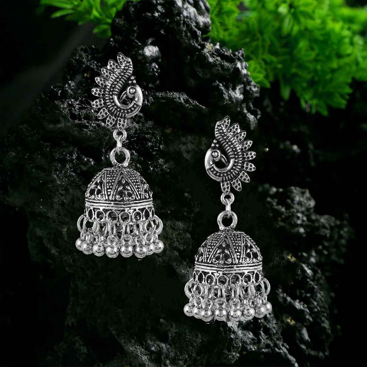 YouBella Jewellery Earrings Afghani Jhumka earrings ear rings for Girls & Women (YBEAR - 32205)