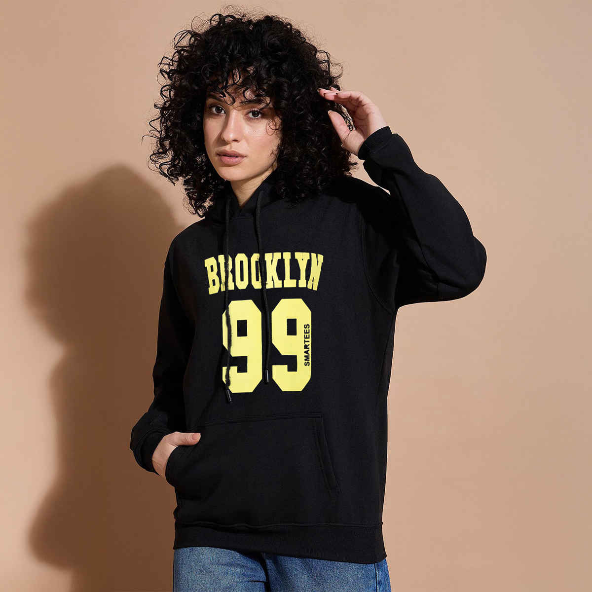 Smartees Women's Sweatshirt | SS 1384 | Black - M