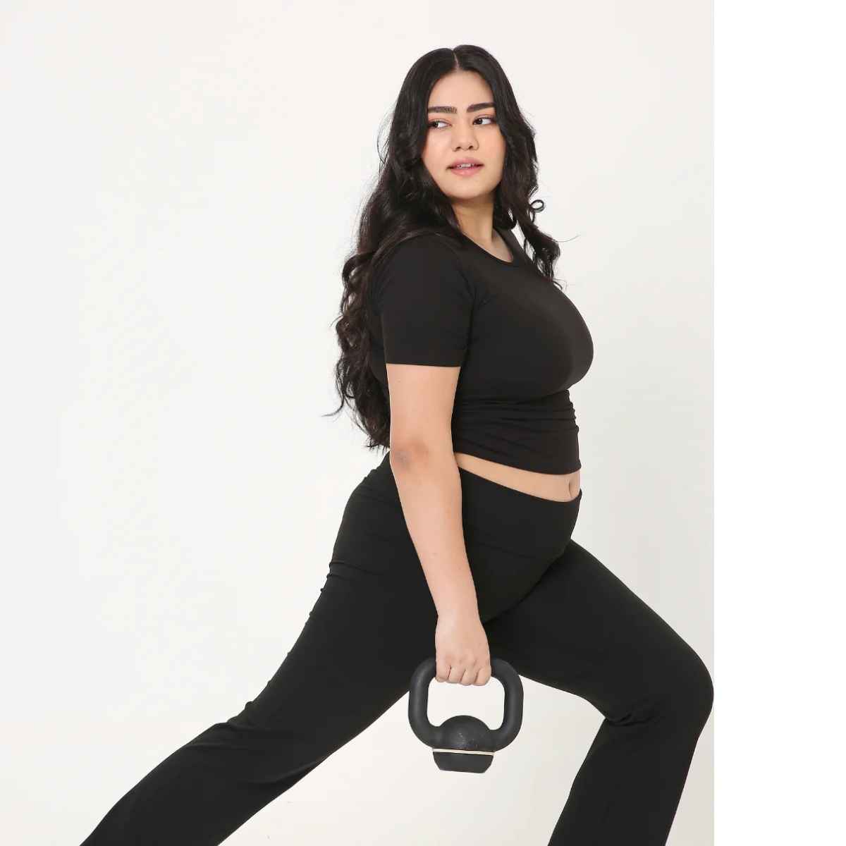 Terractive Women's Cuddle Baby T-shirt | TA10011B | Black - L