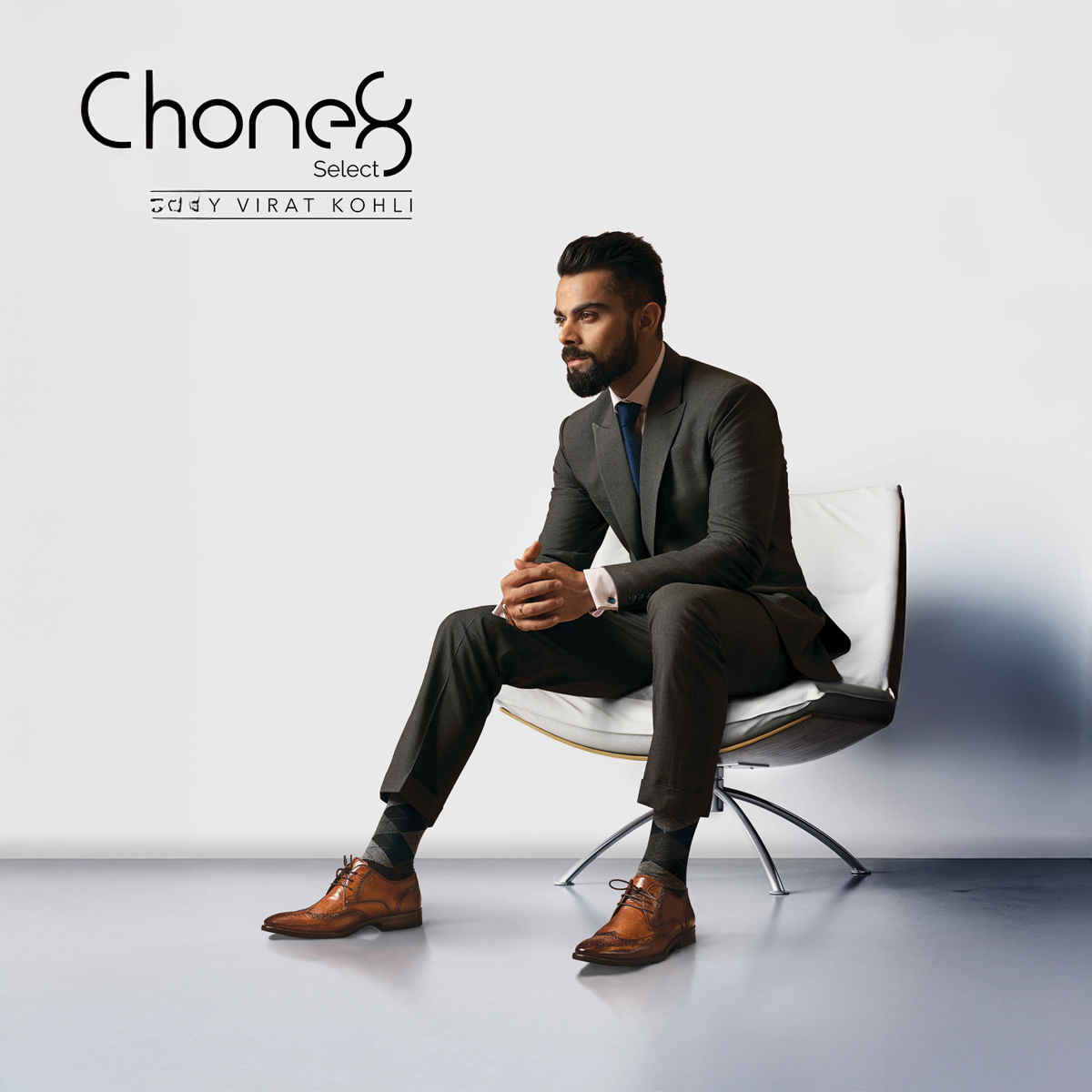 One8 Unisex Solid Polyester Handkerchief | Blue - Free Size