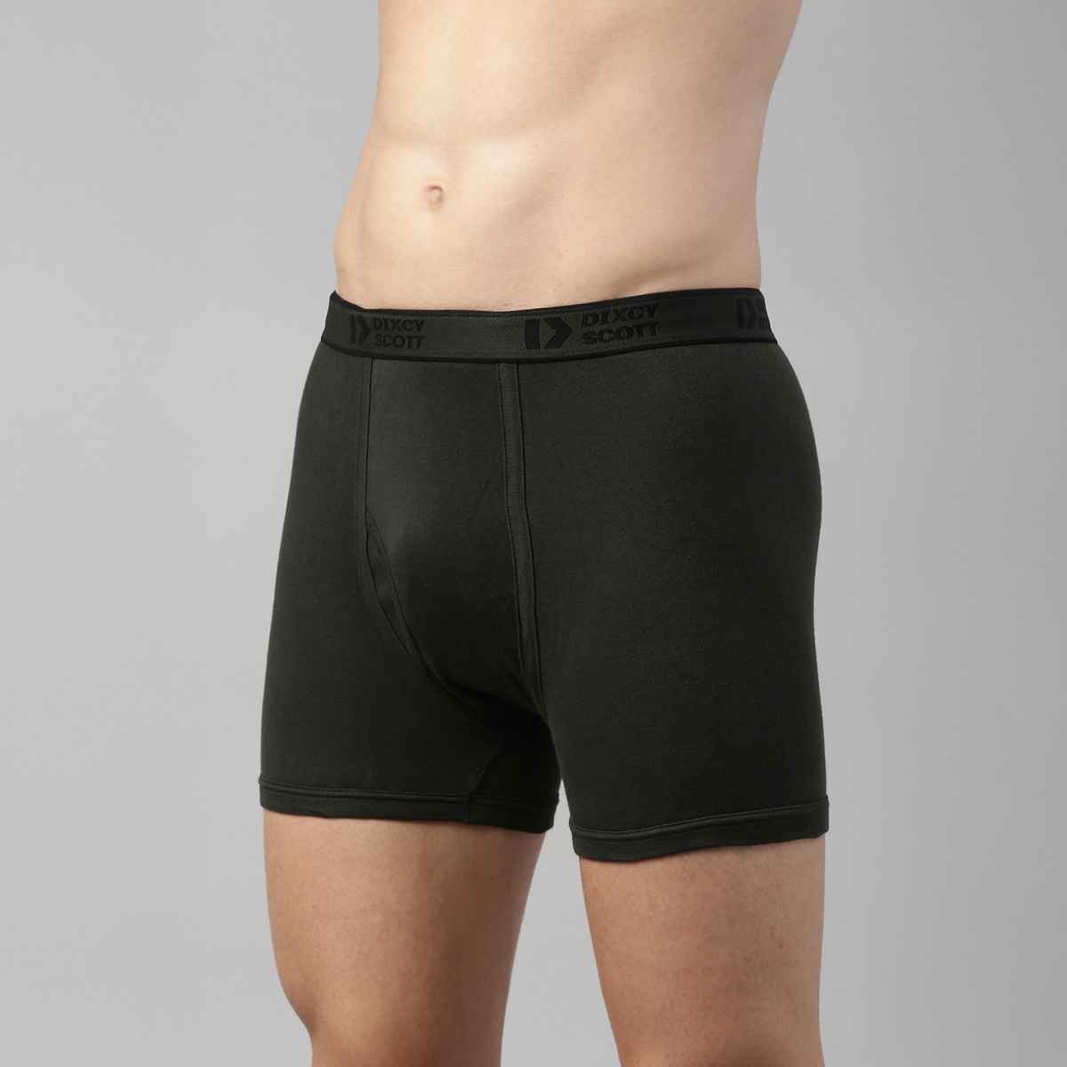 Dixcy Scott Originals Men'S Trunk Modern Fit Solid Innerwear (Multicolor-Pack Of 3)