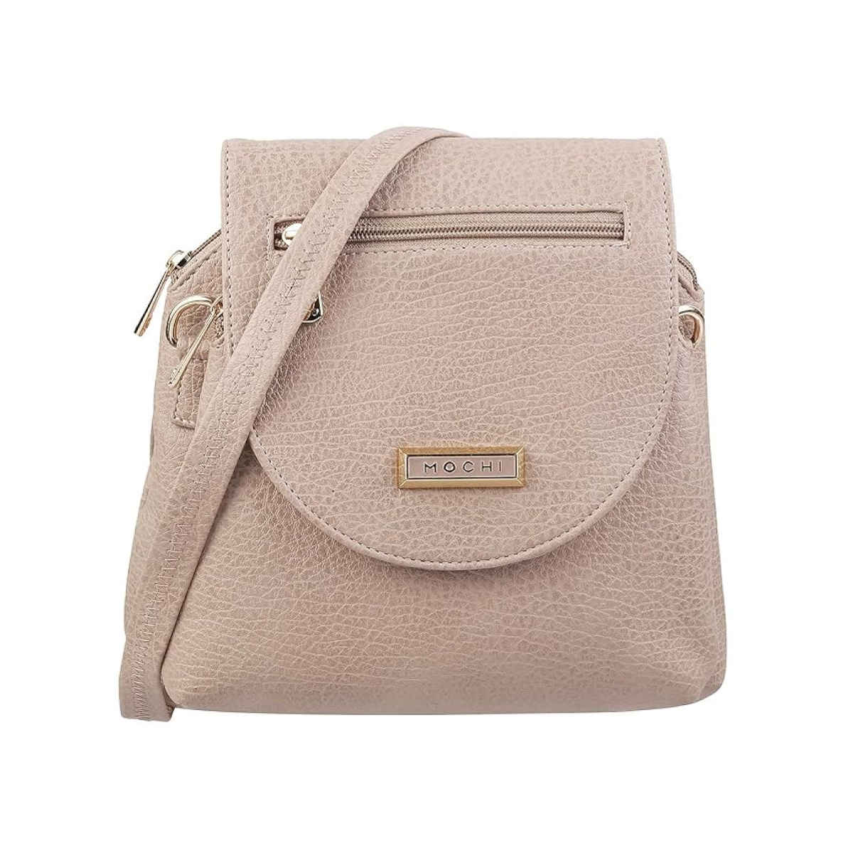 Mochi Women's Pu Sling Bag | 66-6674-20 | Beige