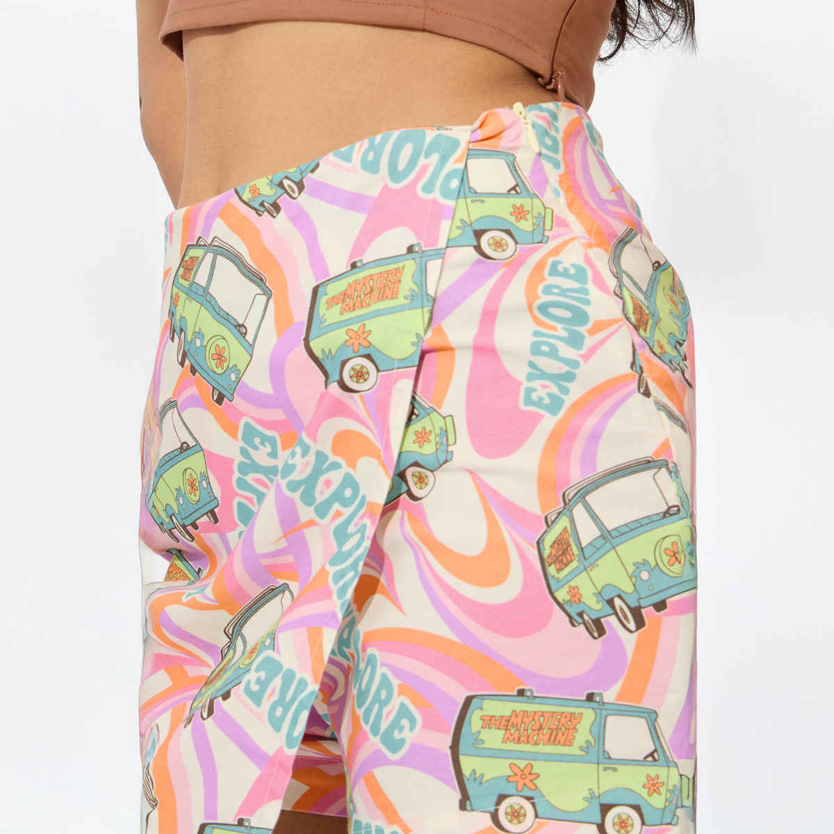 The Souled Store Women's Scooby Doo Explore Shorts | Off White - L