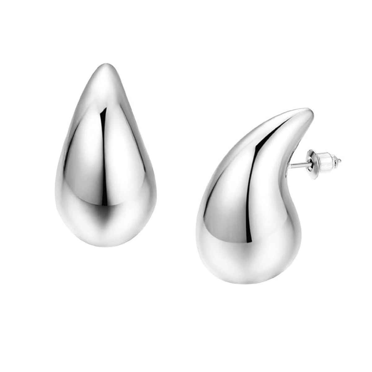 Just Lil Things Liquid Silver Drops Earrings | jltz0018