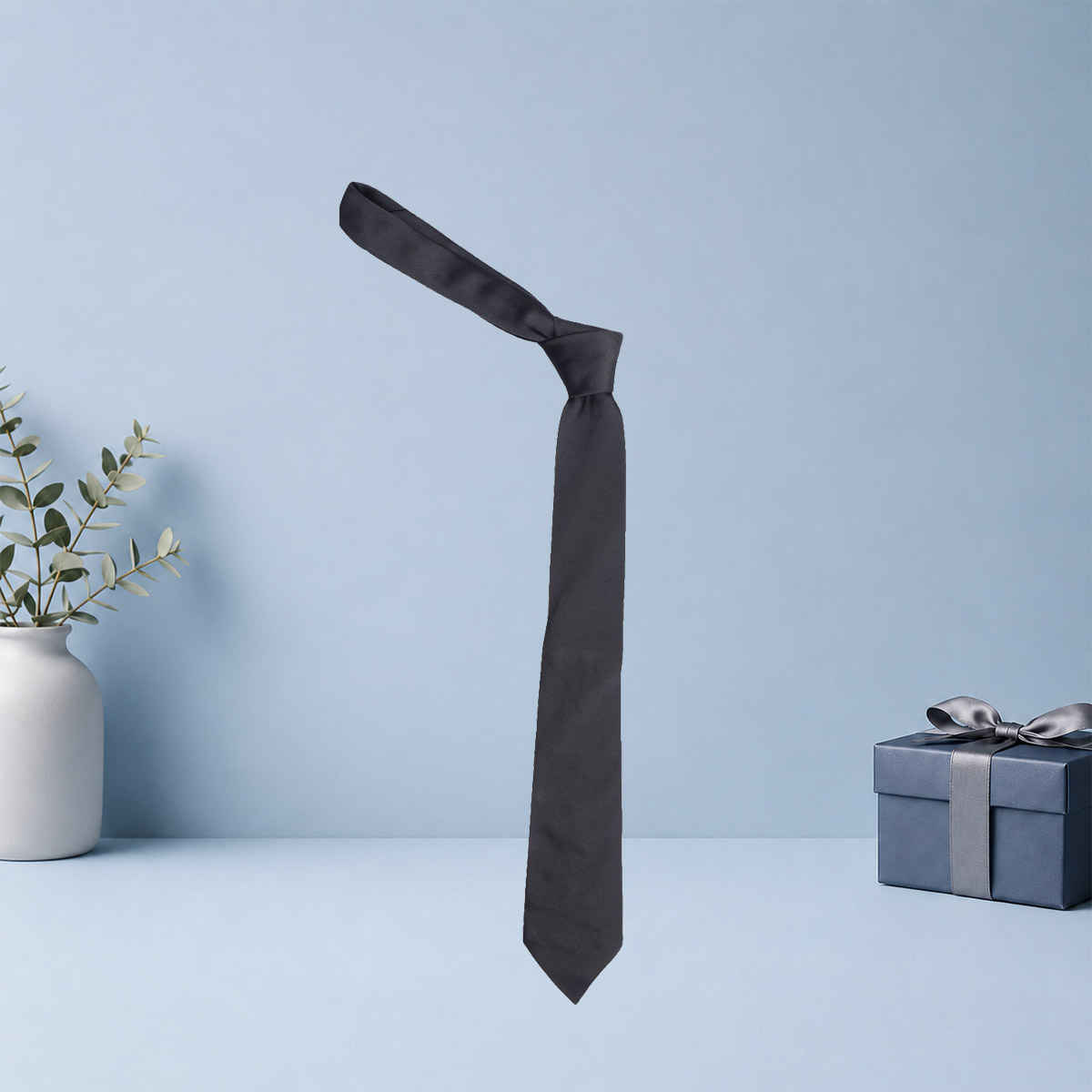 Calvadoss Men's Broad Tie | CALT-2121 | Black