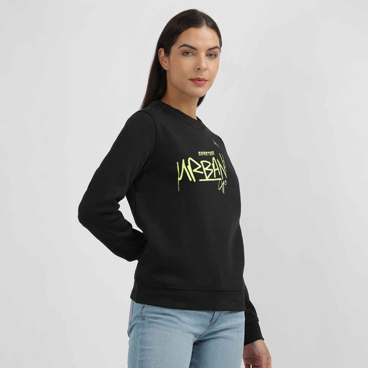Smartees Women's Sweatshirt | SS RN Urban | Black - M