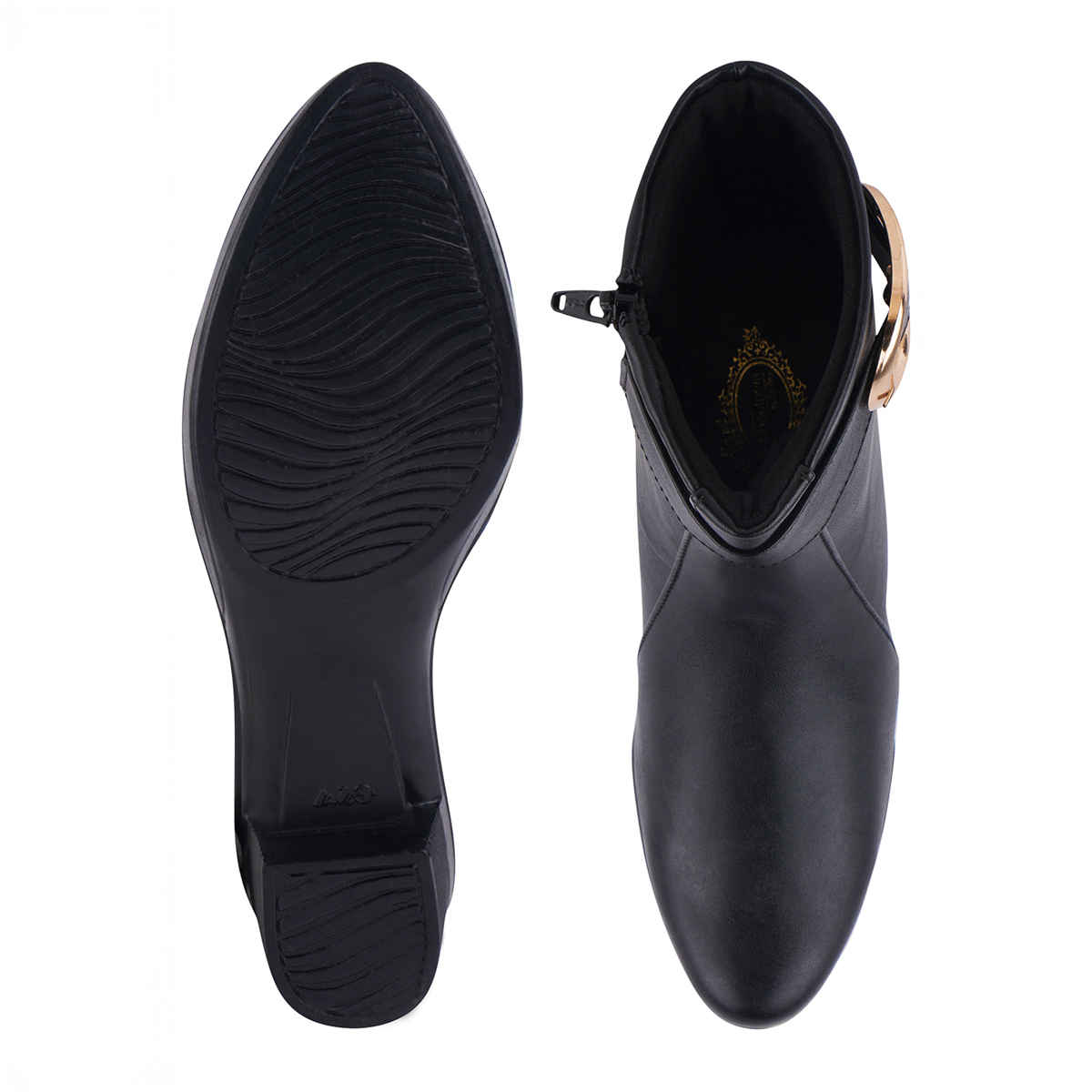 Shoetopia Women's Smart Casual Boots | BT-7074 | Black - UK 7