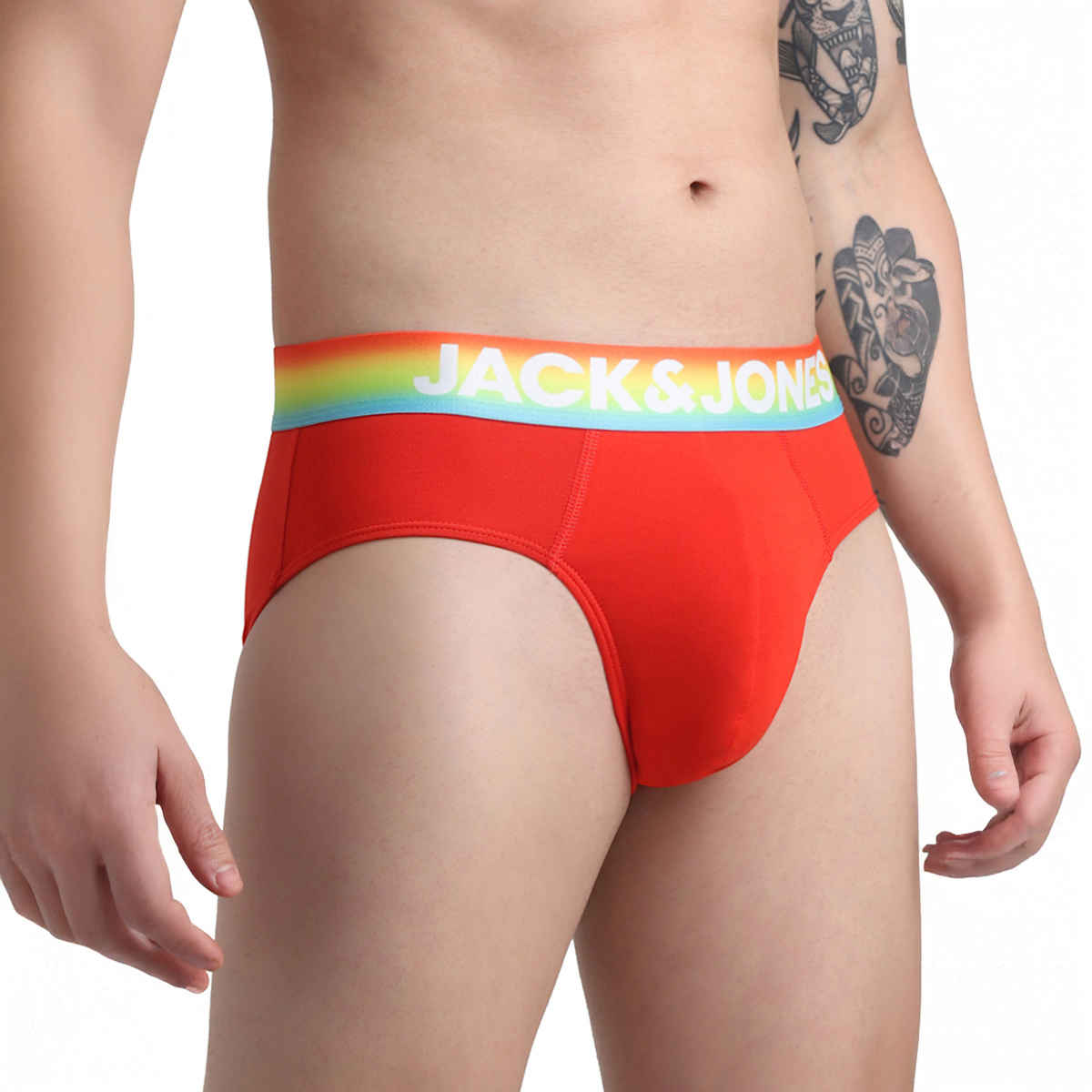 JACK & JONES Kicker Briefs Fiery Red M
