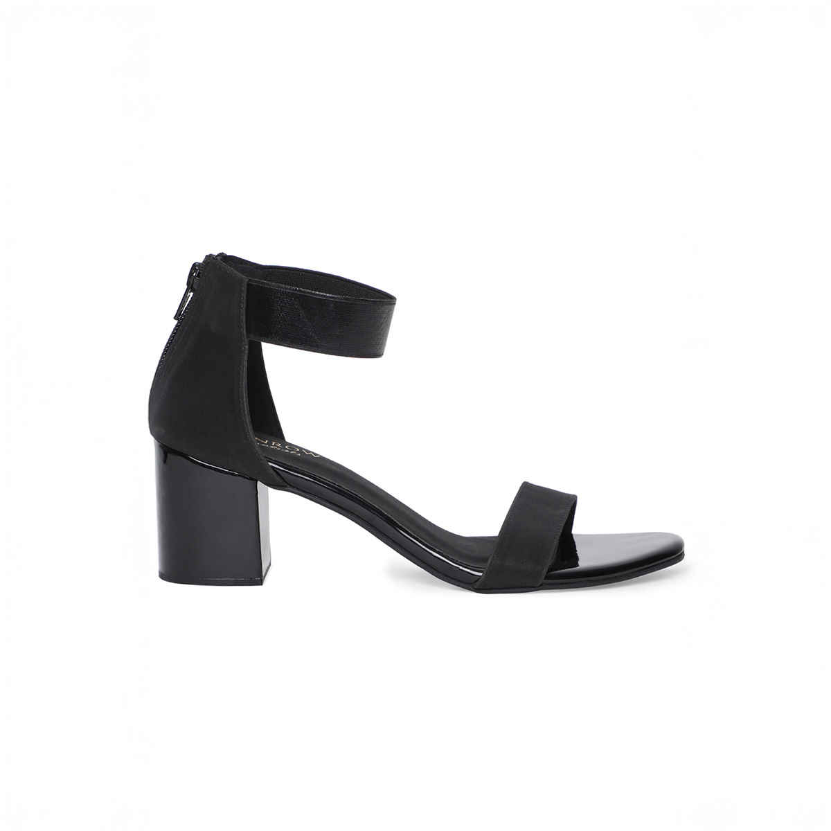 Monrow Women's Black Block Heels | UK5