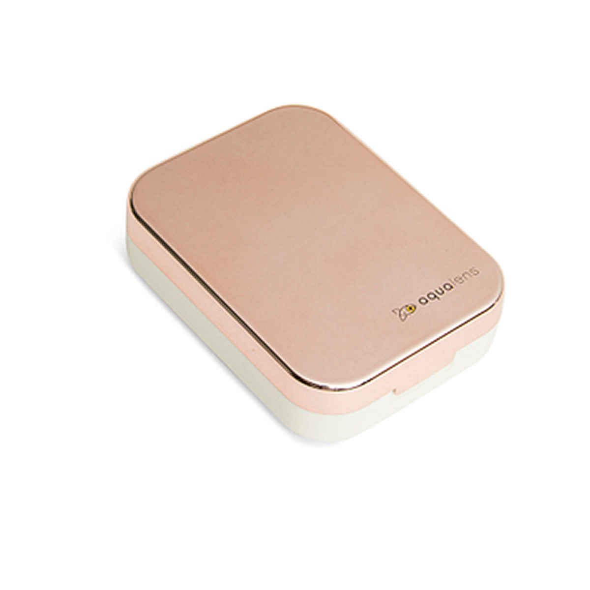 Aqualens Contact Lens Designer Case - Golden | Rectangular