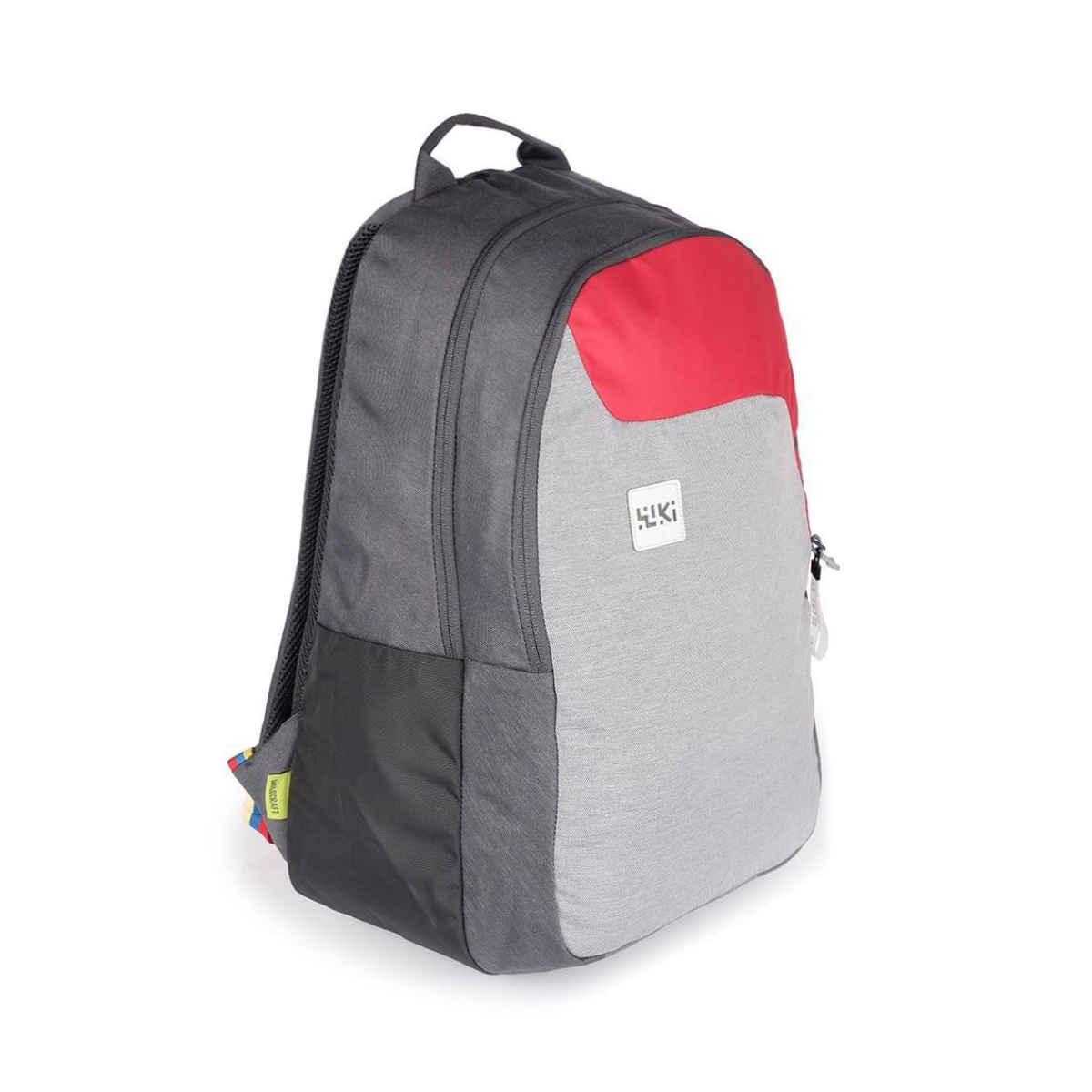 WiKi Unisex Polyester 29.5 L Backpack | Black and Grey - L