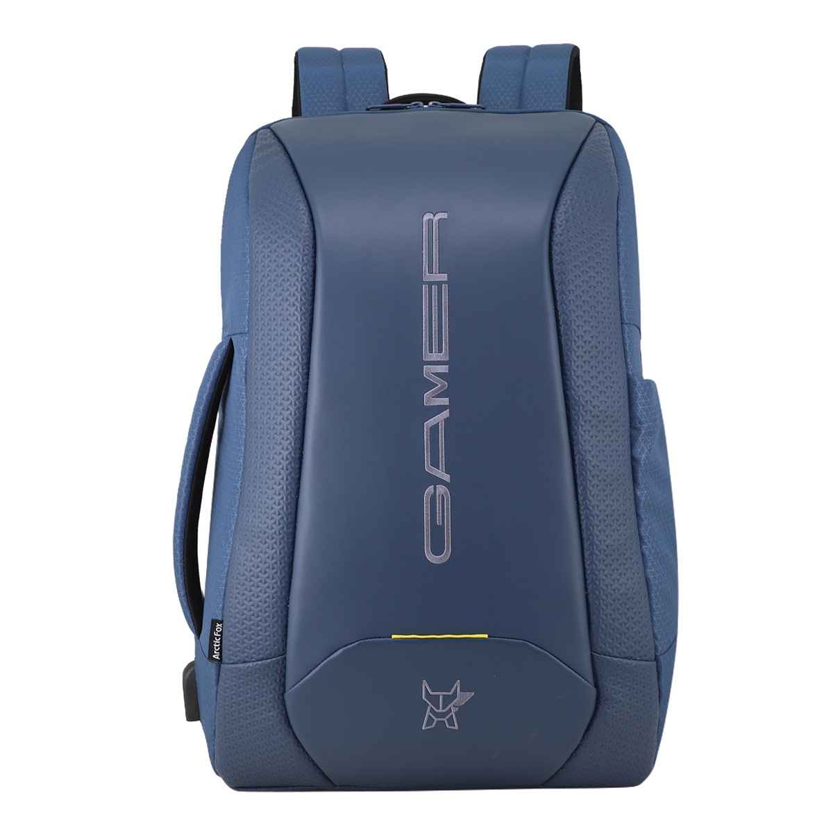 Arctic Fox Unisex Solid Polyester 27 L Top Handle Laptop Backpack | Blue - 17 Inches