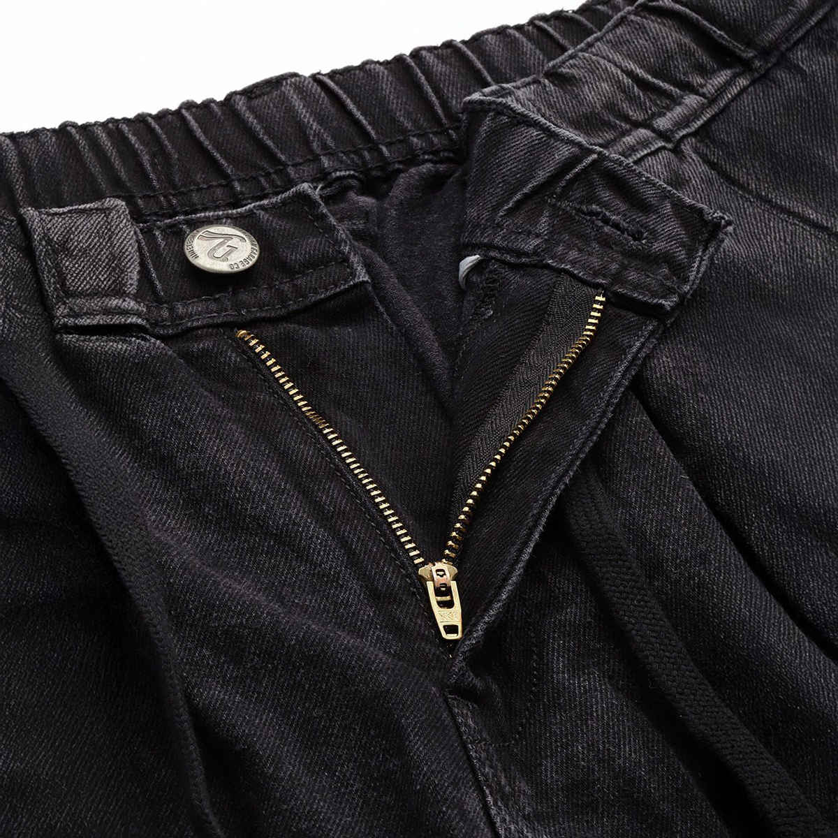 The Indian Garage Co Men's Relaxed Jogger Solid Casual Jeans | G711 | Grey - 36