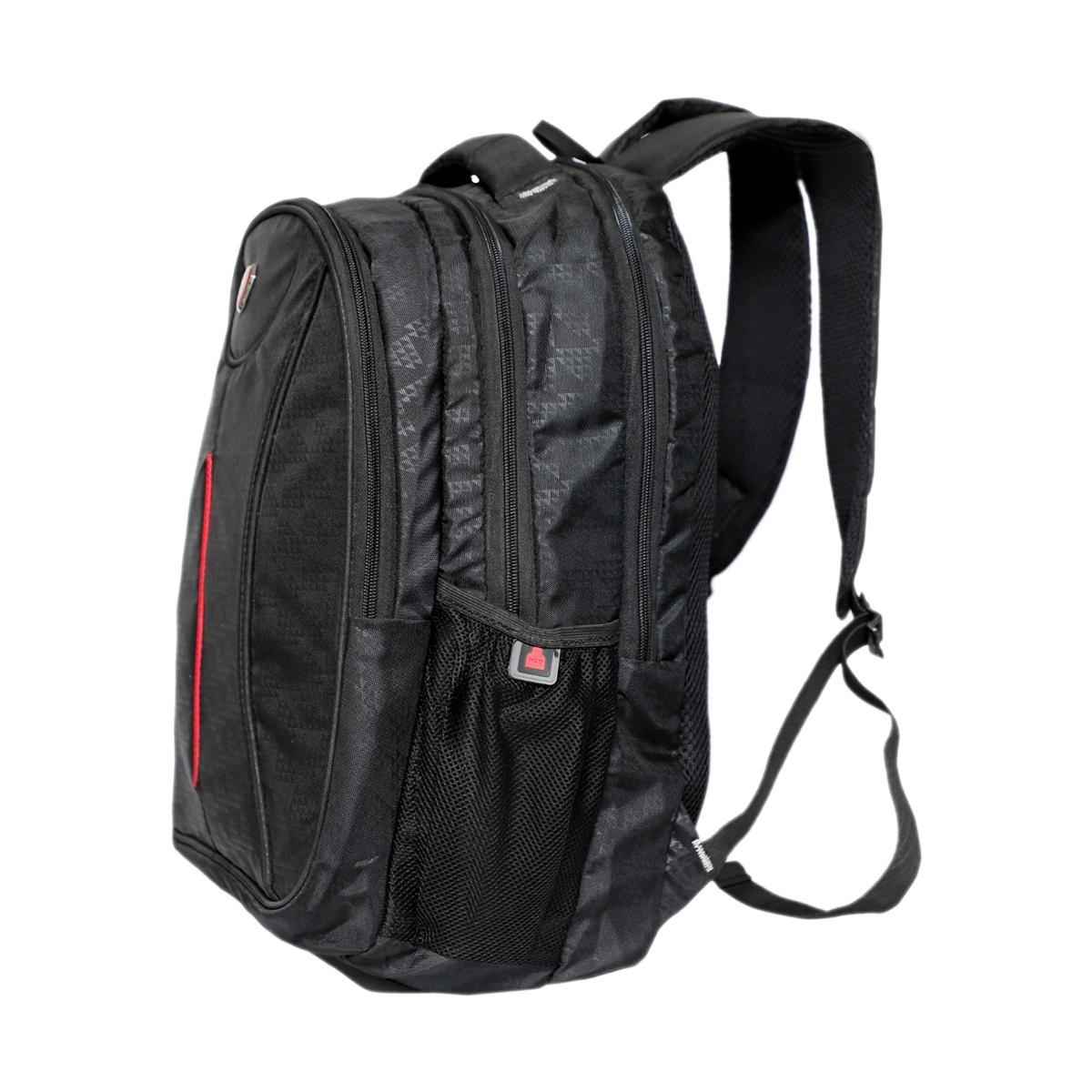 Lawman Unisex Textured Polyester 35 L Backpack | Black