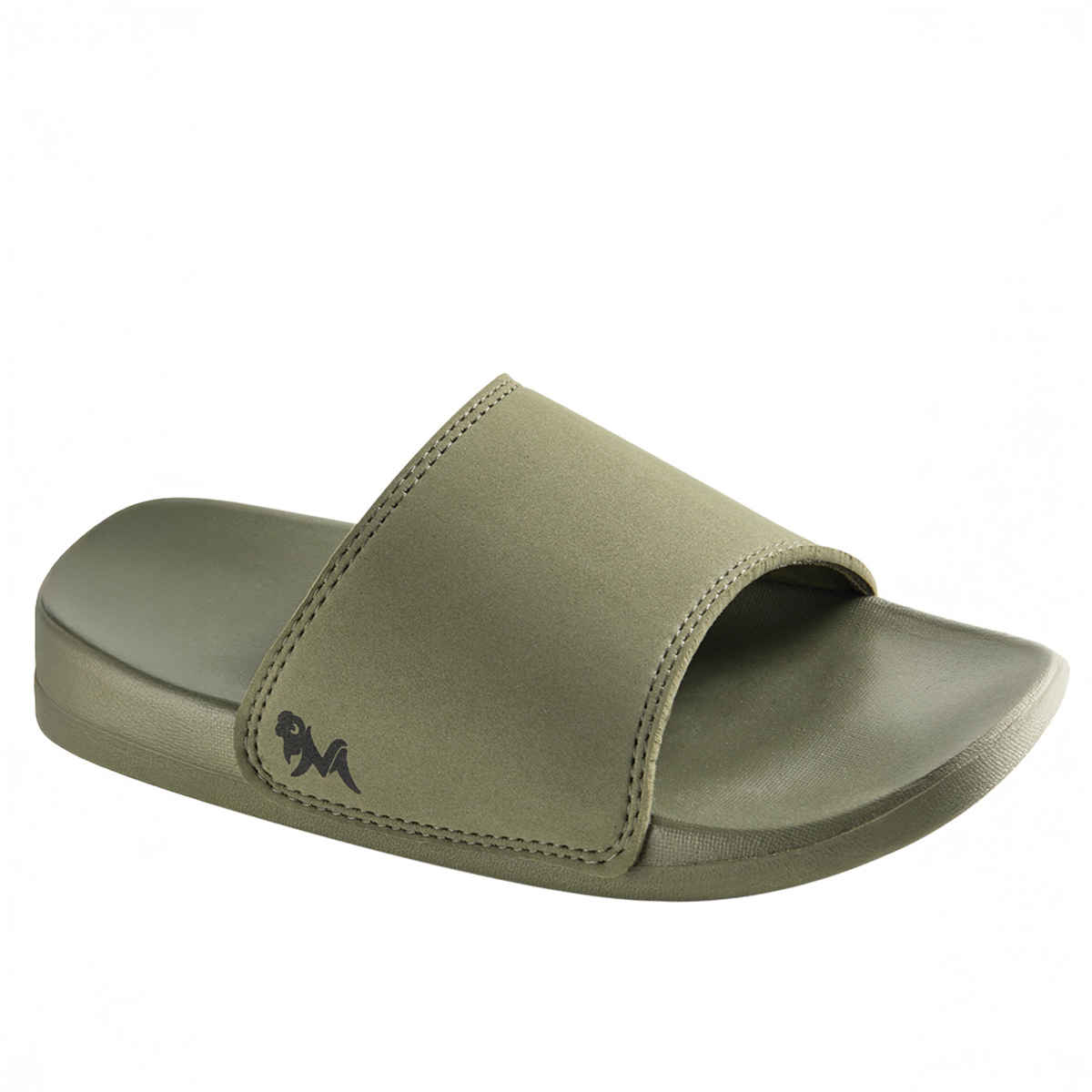 Neemans Unisex Eco Slides - Olive Green | UK 9