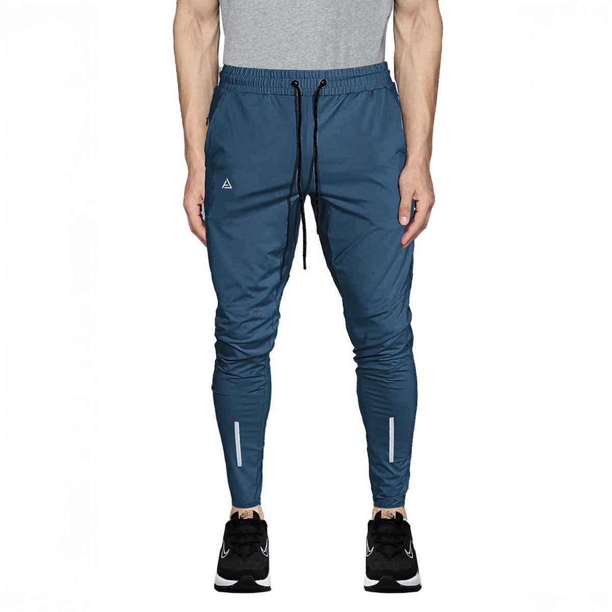 Avolt Men's Solid Regular Fit Track Pant | Blue - S