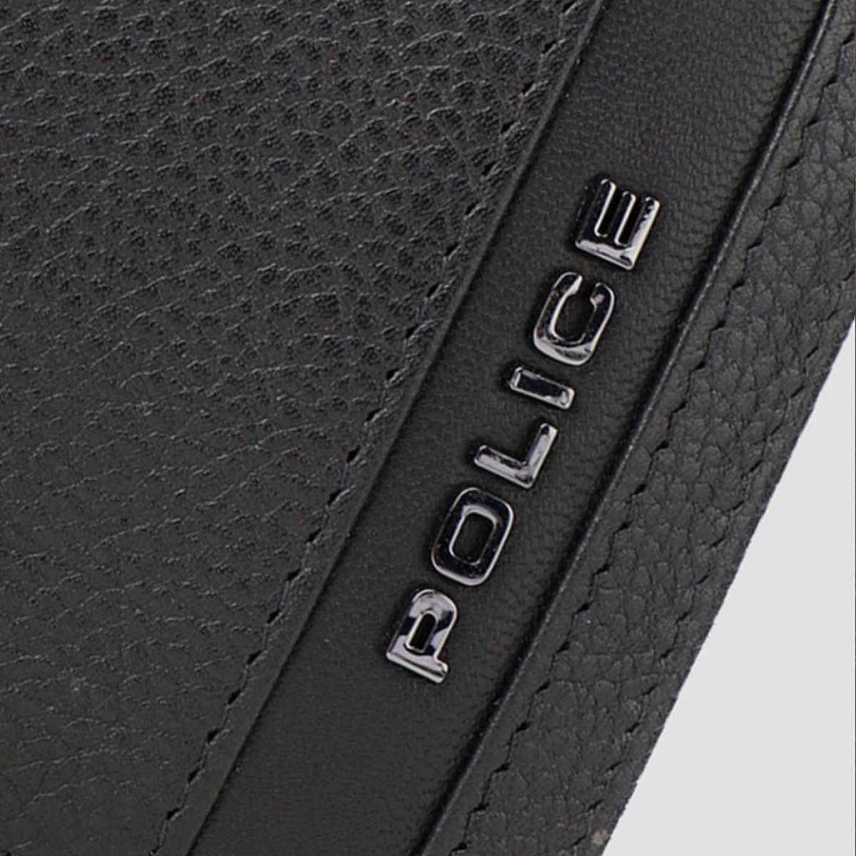 Police Men's Solid Leather Bi-Fold Wallet | Black - One Size
