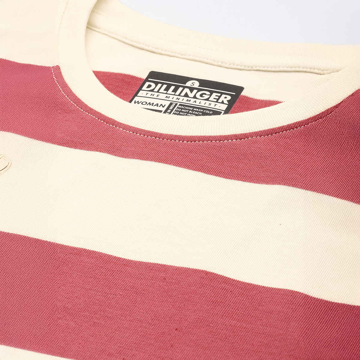 Dillinger Women's Short Sleeve Oversized Yarn Dyed T-shirt | Mauve - XL
