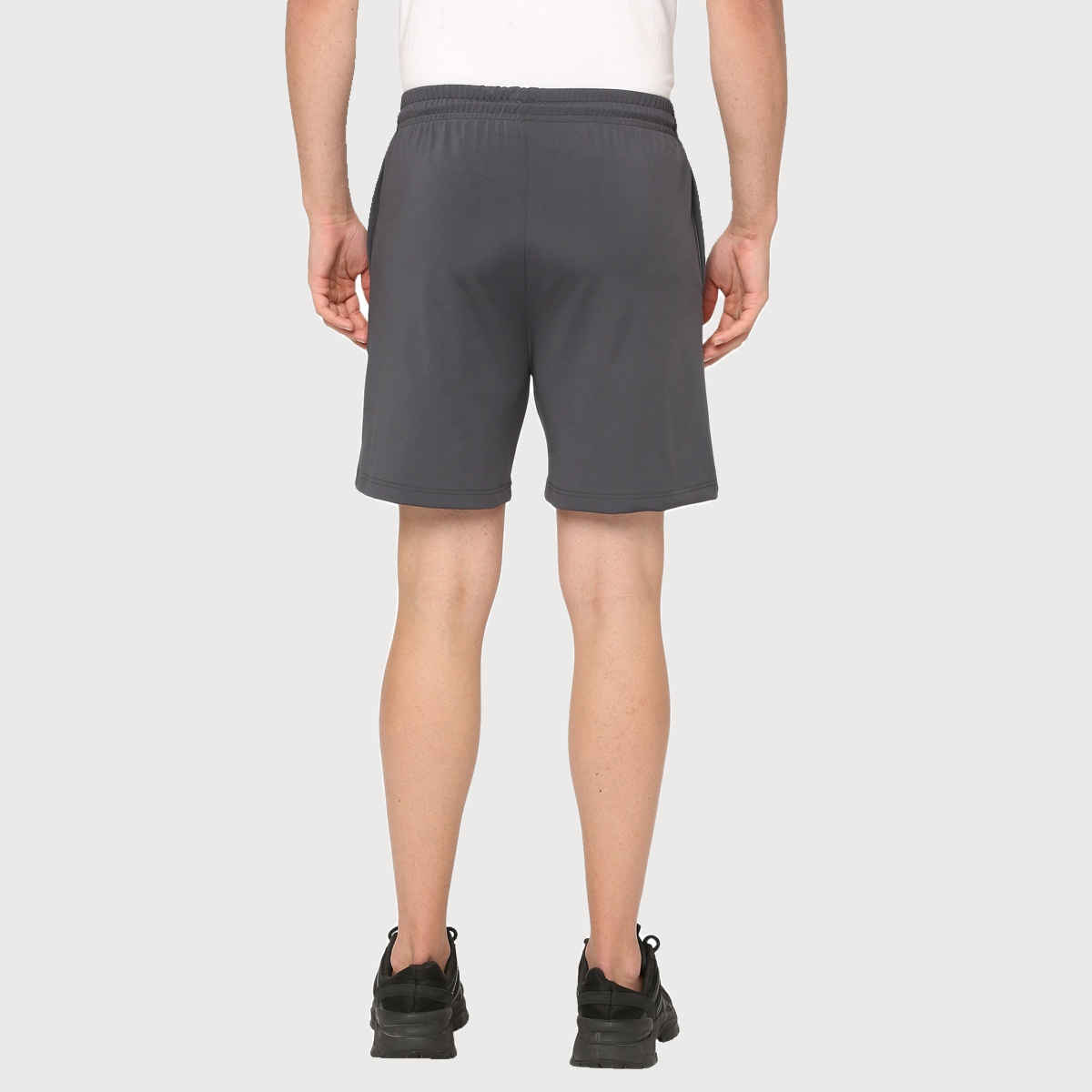 PlayR Men's Running Run Shorts 92% Polyester 8% Spandex | Dark Grey - S
