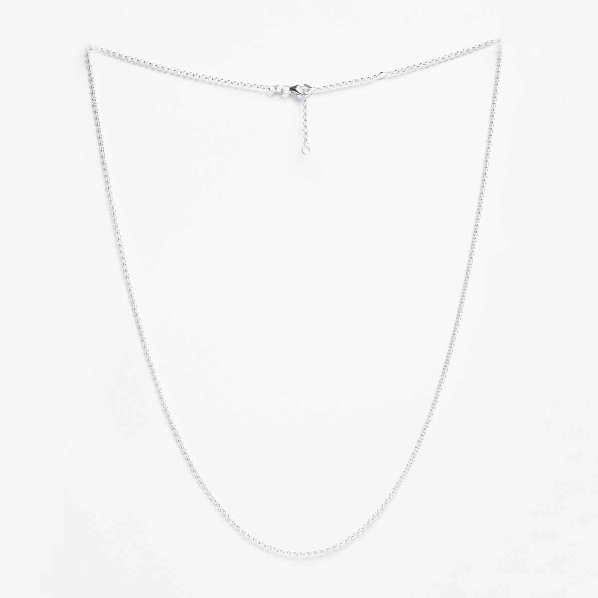Clara Pure 925 Sterling Silver Cable Men Chain Necklace In 24 inches