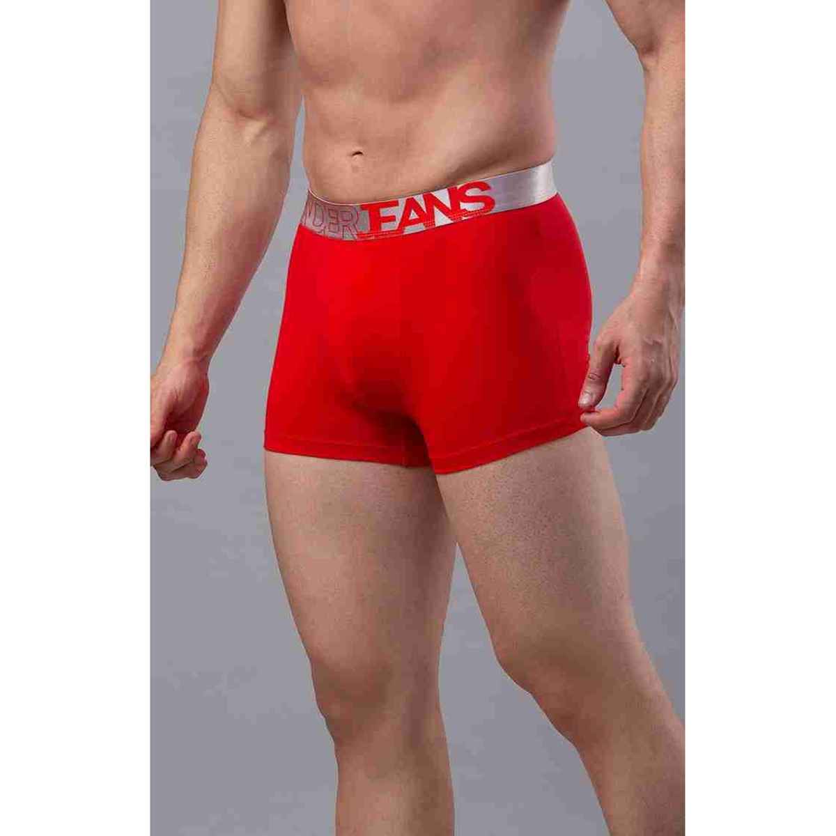 Underjeans by Spykar Mens Premium Red Trunk - S