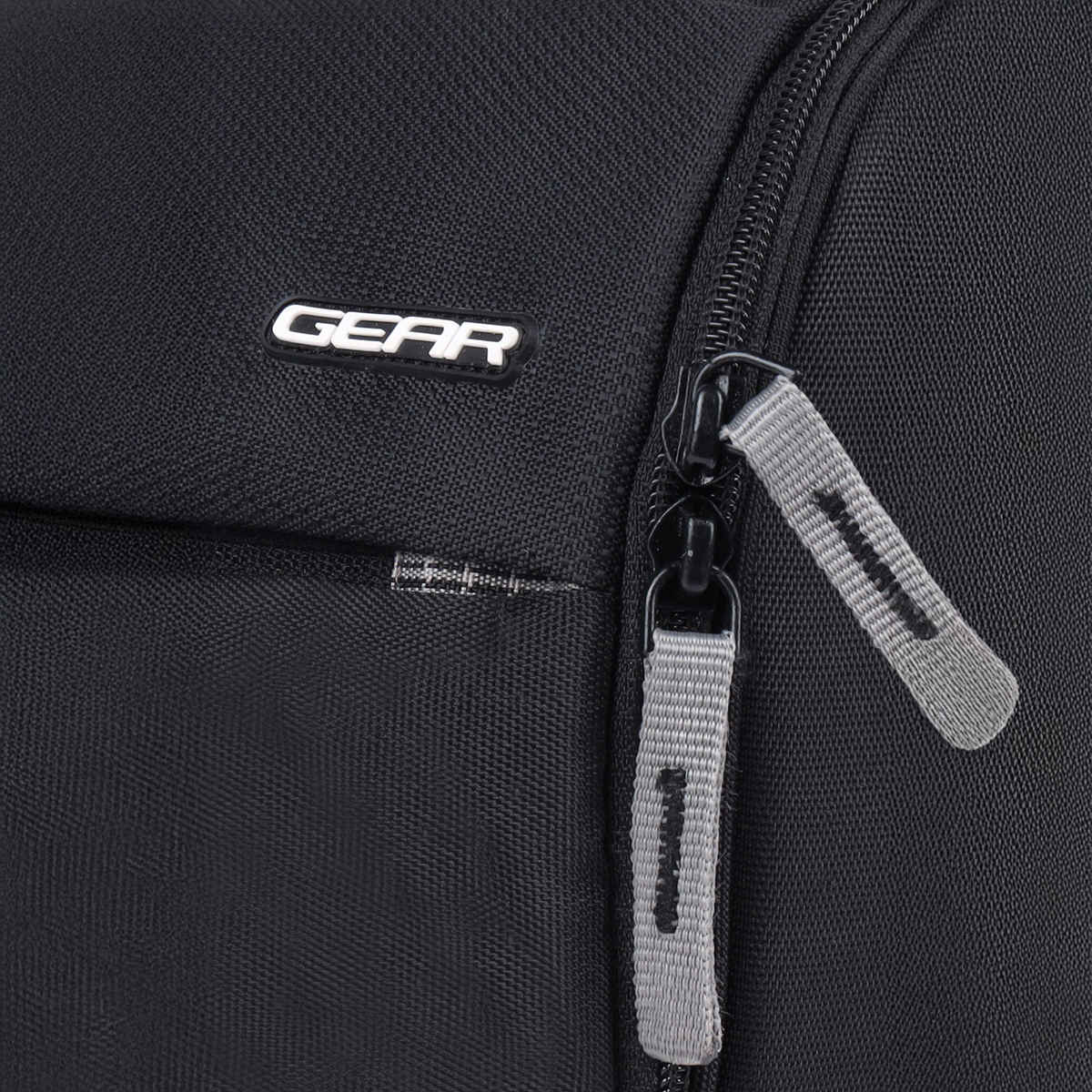 Gear Unisex Solid Polyester 6 L Toilet Pouch | Black and Grey