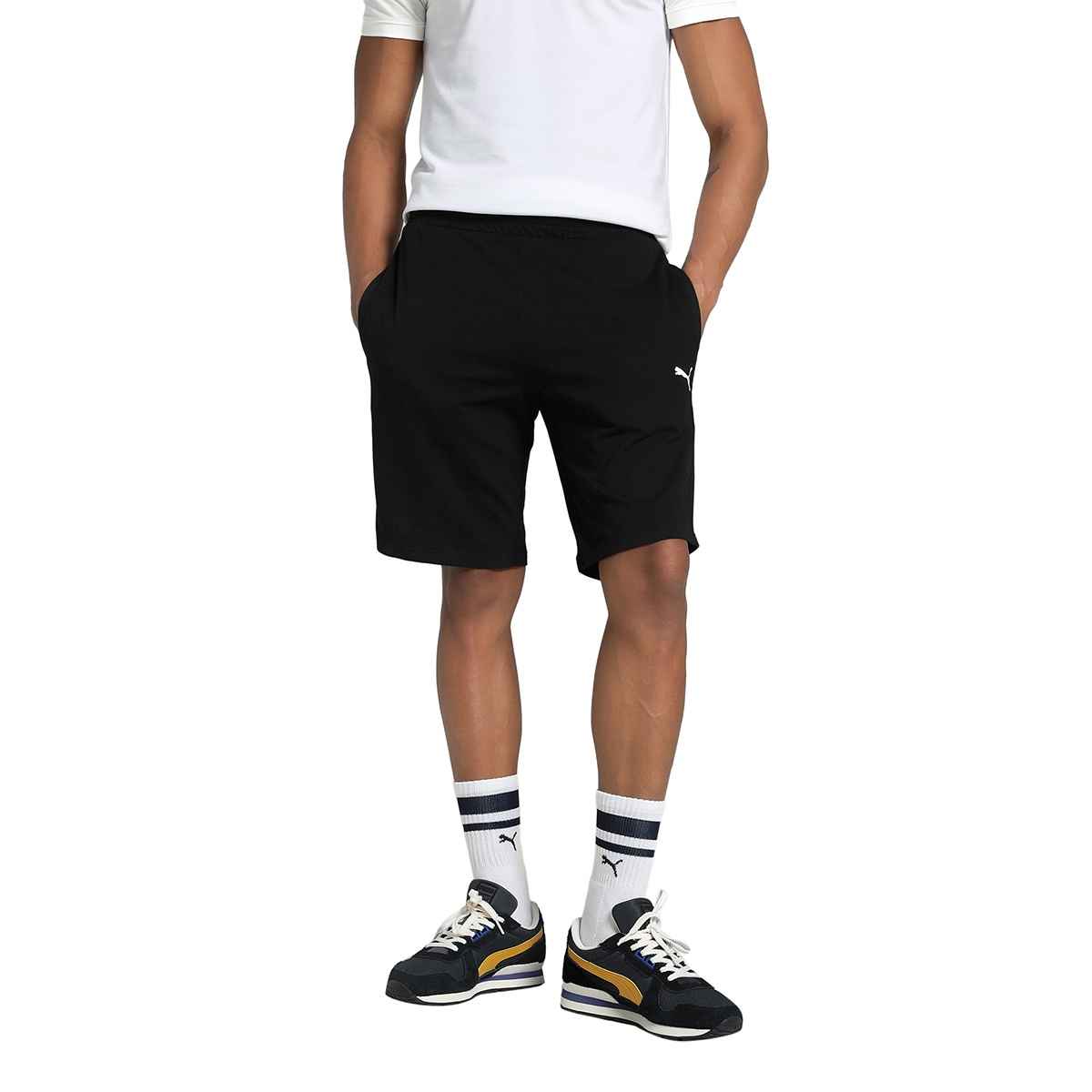 Puma Men's ESS Logo Shorts | Black | XXL
