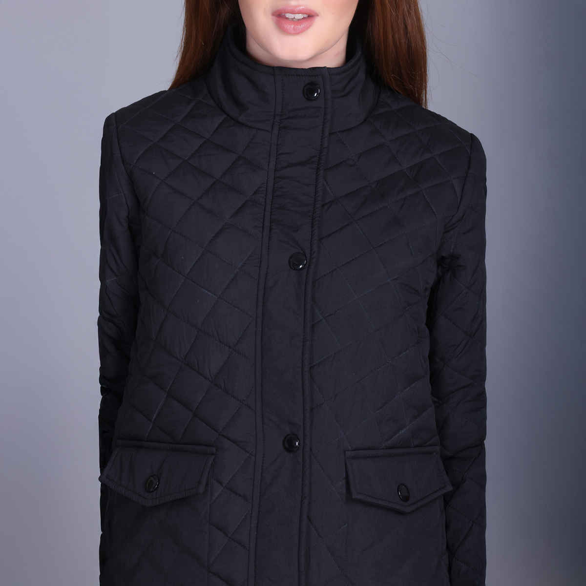 WESTCREW Women's Quilted Winter Full Sleeve Jacket | WC-0079black| Black - S
