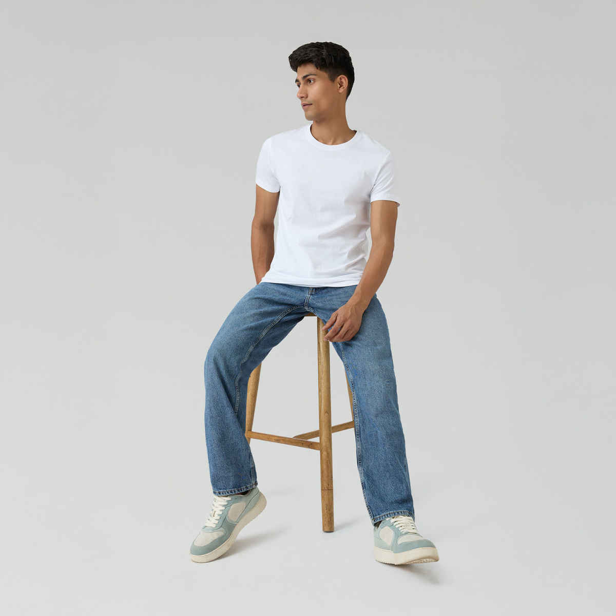 XYXX Pace Polo T-shirt - Polar White | Super Combed Cotton | L
