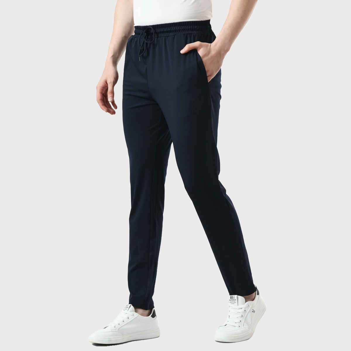 PlayR Men's Running Accu-Run Lower 92% Polyester 8% Spandex | Blue Melange - L