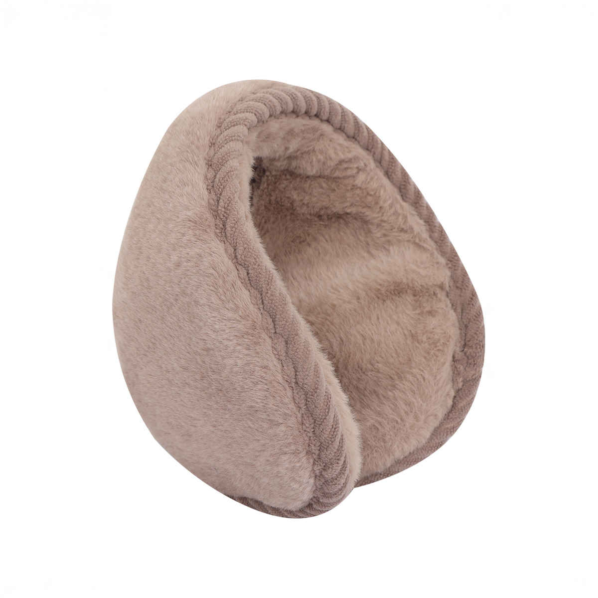 Fabseasons Unisex Solid Faux Fur Winter Earmuffs | Brown - Free Size