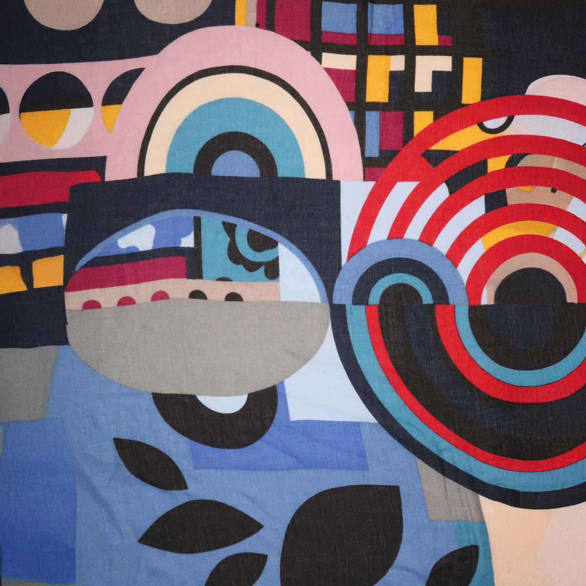 Fabseasons Women's Cotton Scarf | Blue - One Size