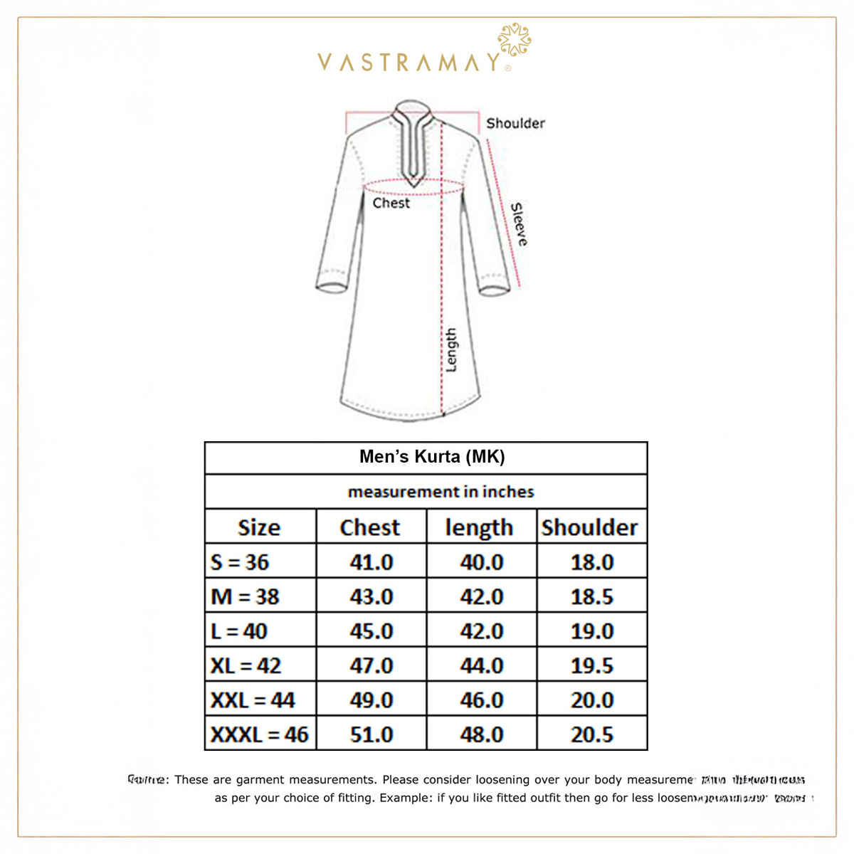 Vastramay Men's Silk Blend Kurta | Maroon - XL