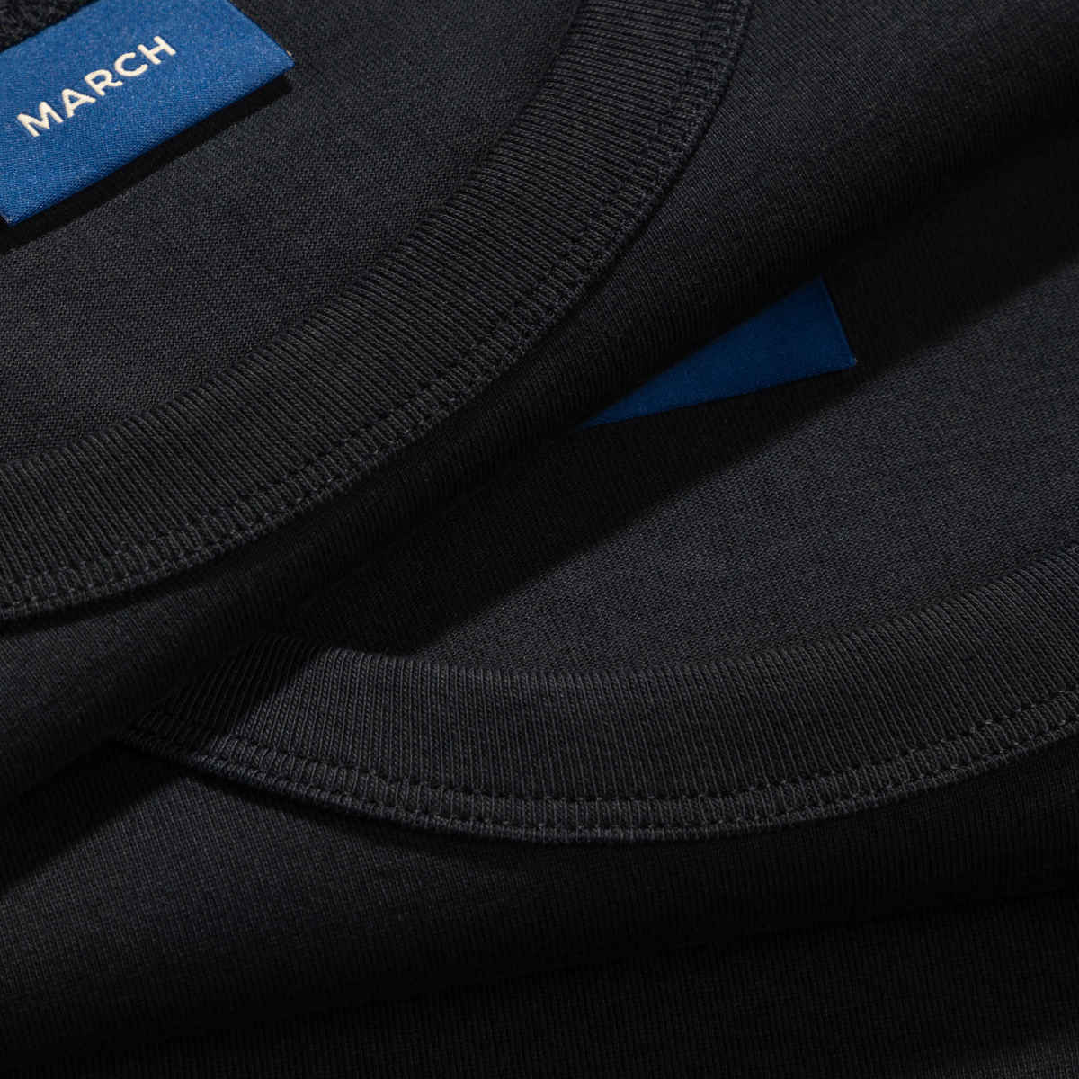 March Men's Cotton Heavy Crew | Classic Black - M