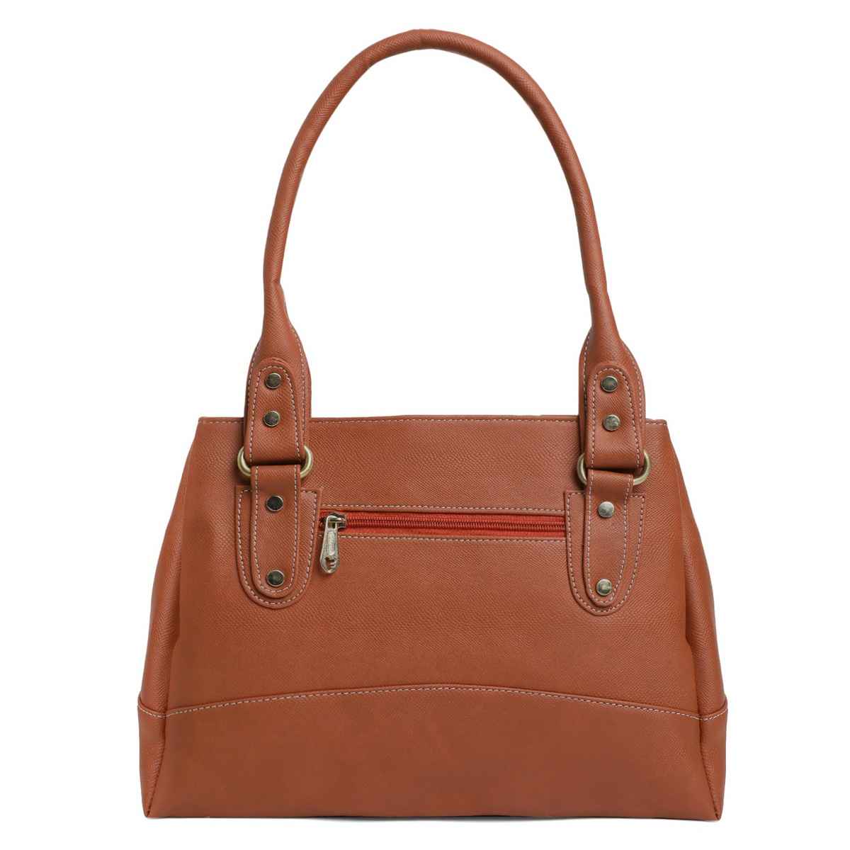Fostelo Women's Vegan Leather Birdie Handbags Shoulder Hobo Bag Ladies Purse | Tan | Large