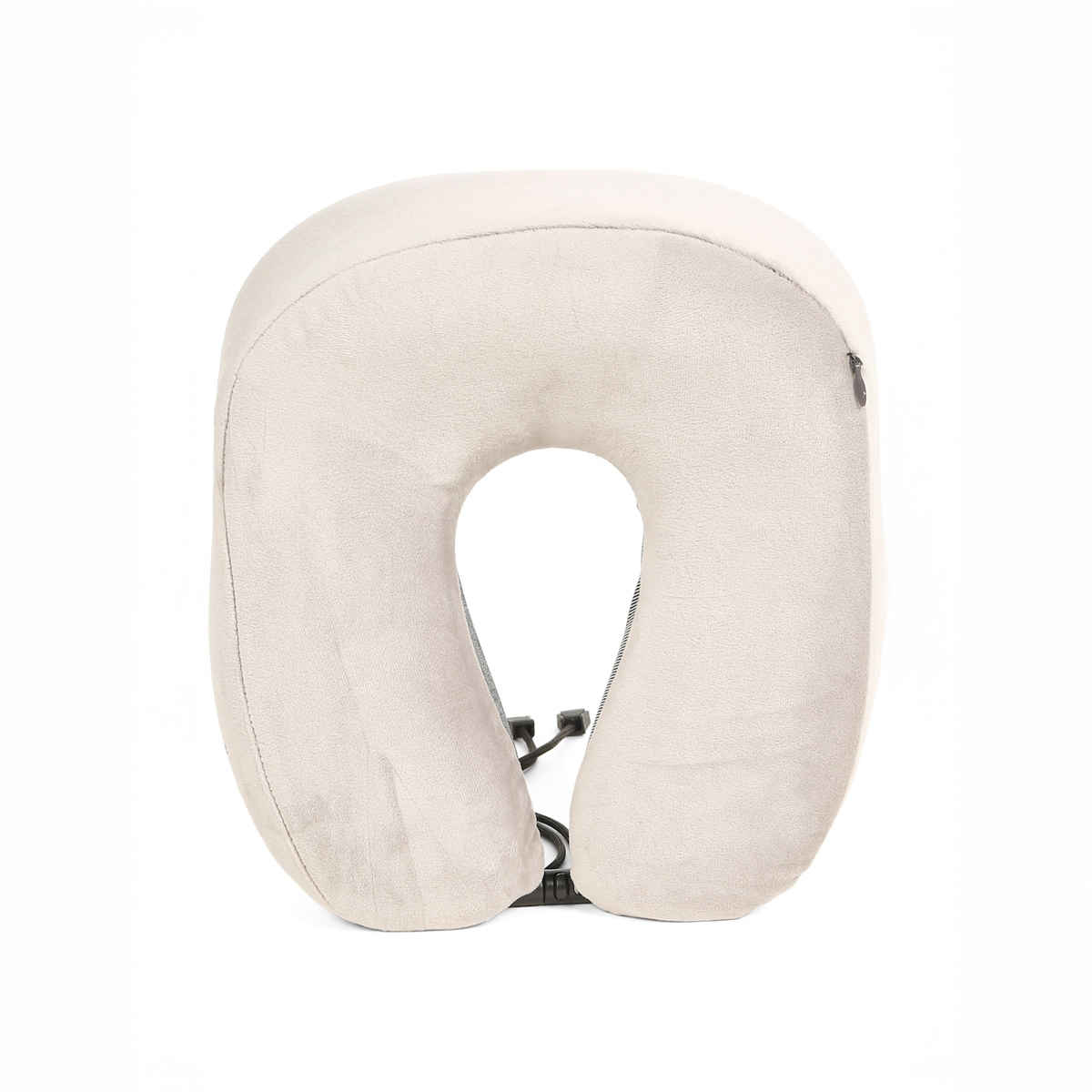 Teakwood Leathers Unisex Soft Foam U-Shaped Neck Pillow | Grey