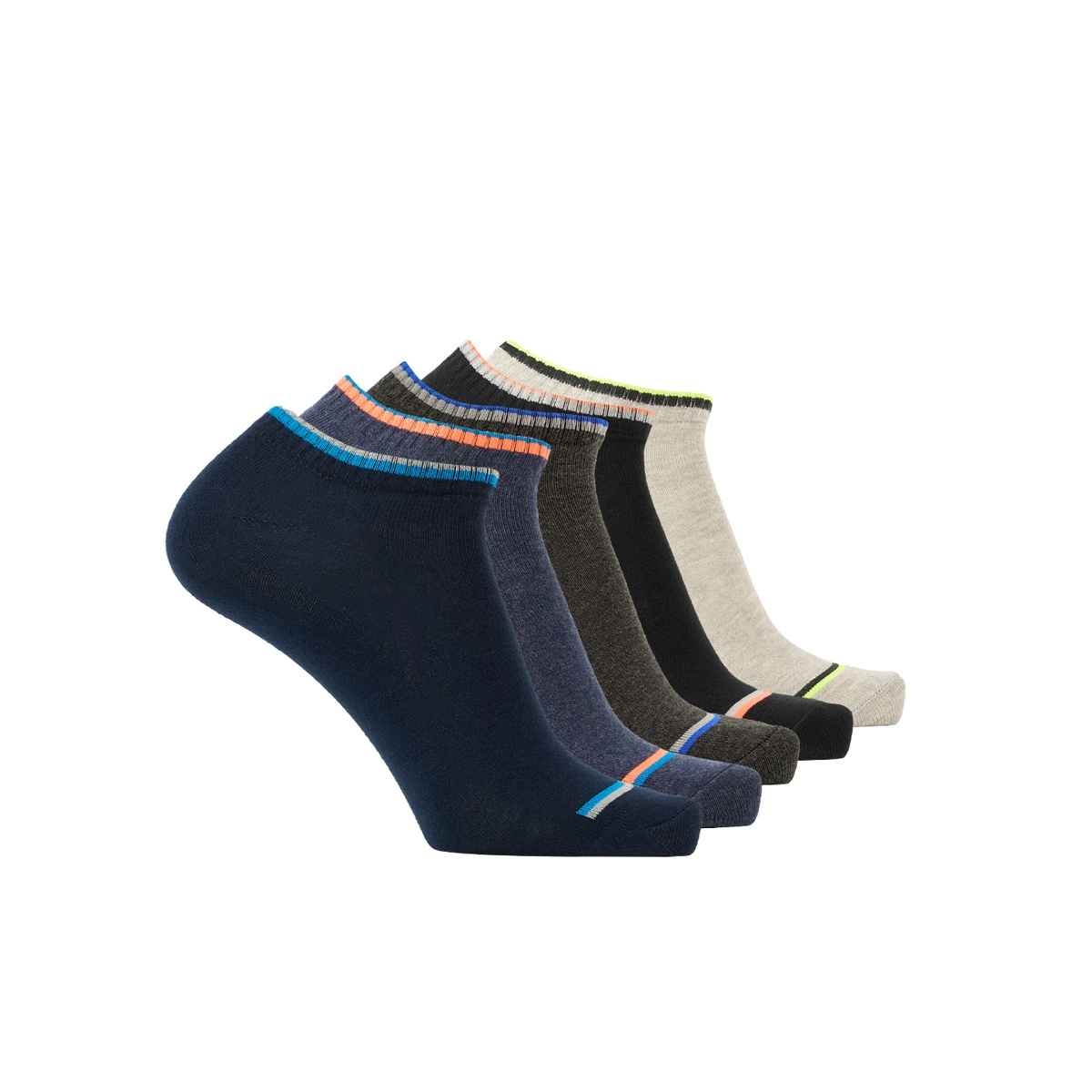 Lux Mozze Men's Solid Cotton Socks | Assorted - Free Size