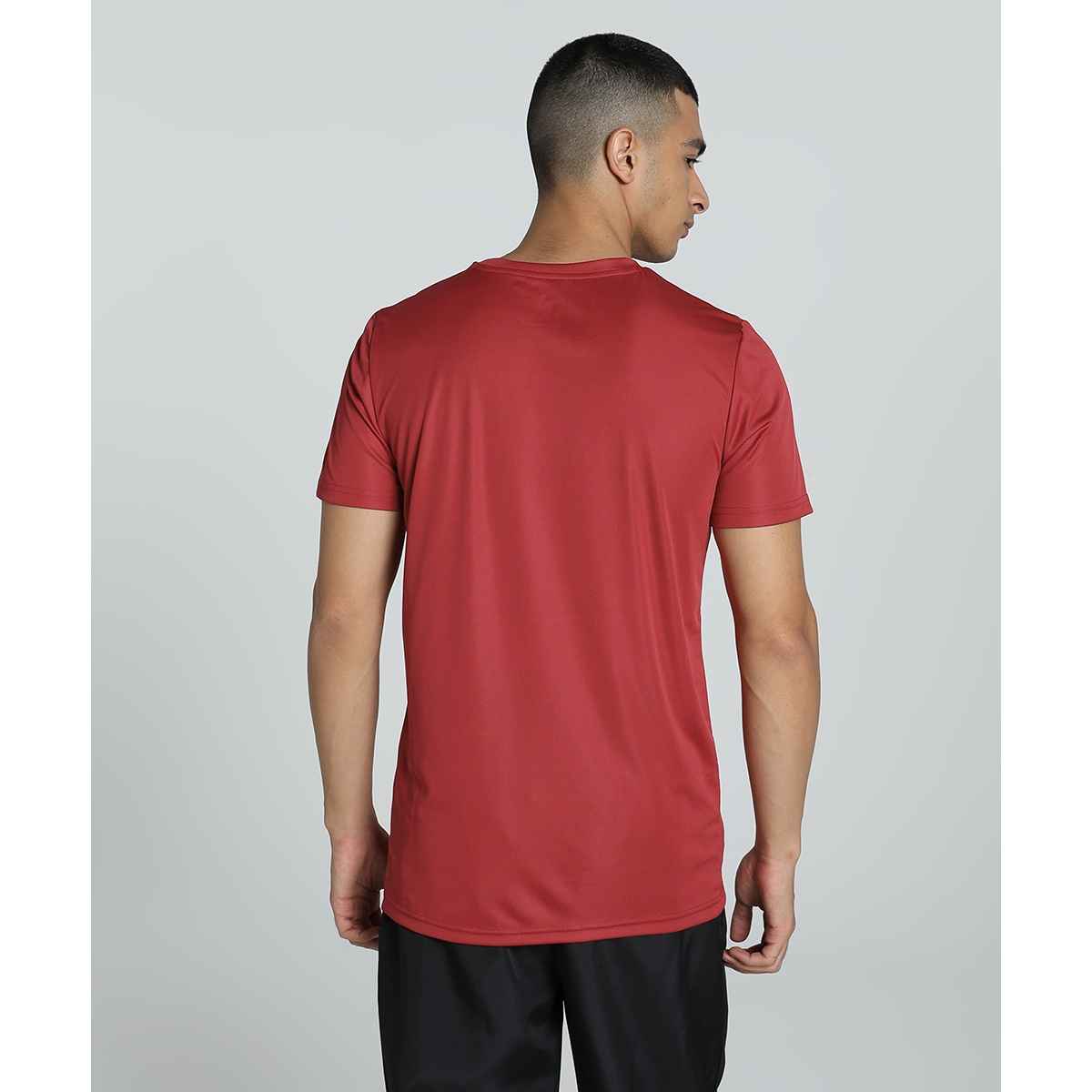 Puma Men's T-Shirt Active Small Logo - Red | S