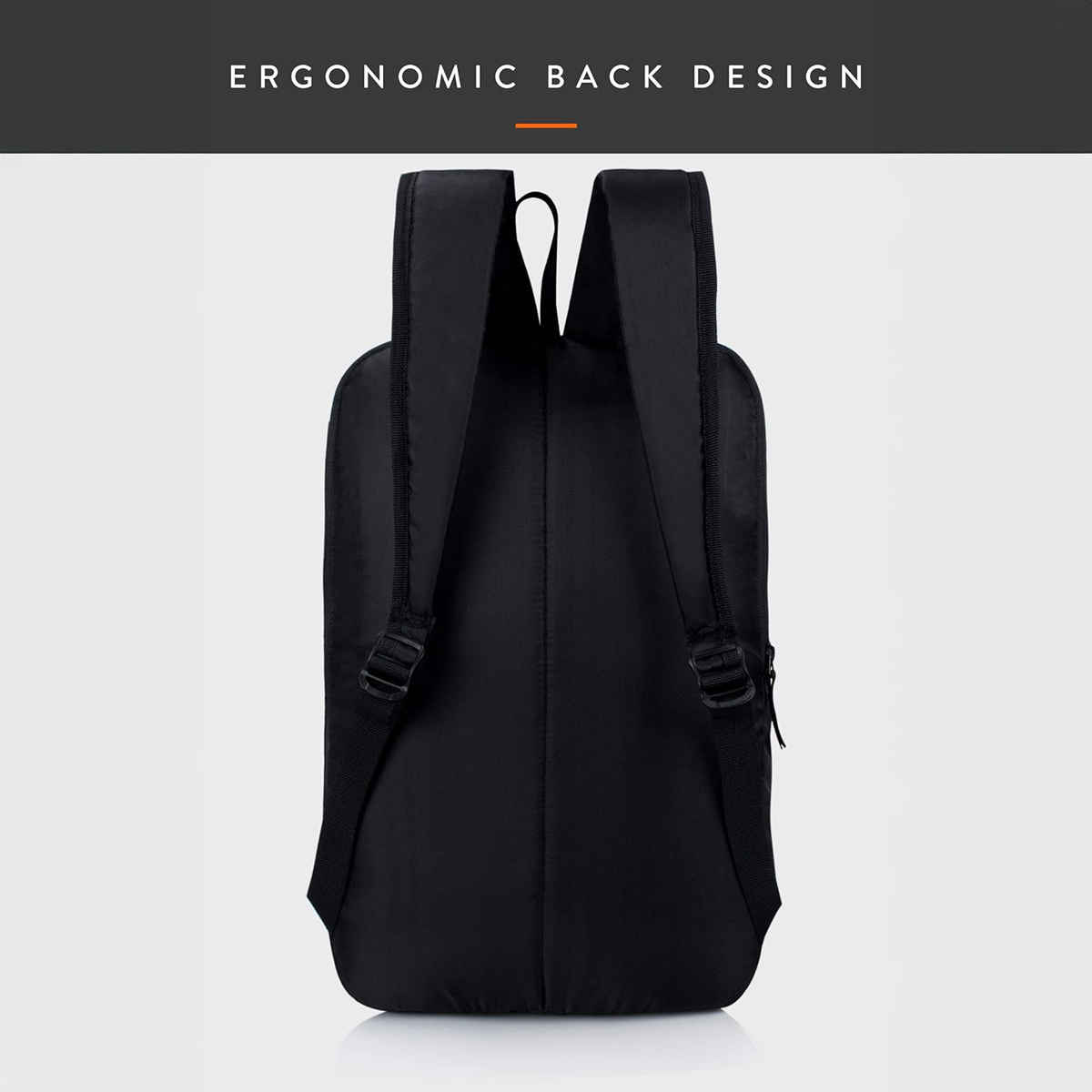 Lunar's Unisex Solid Polyester 12 L Backpack | Black and Red